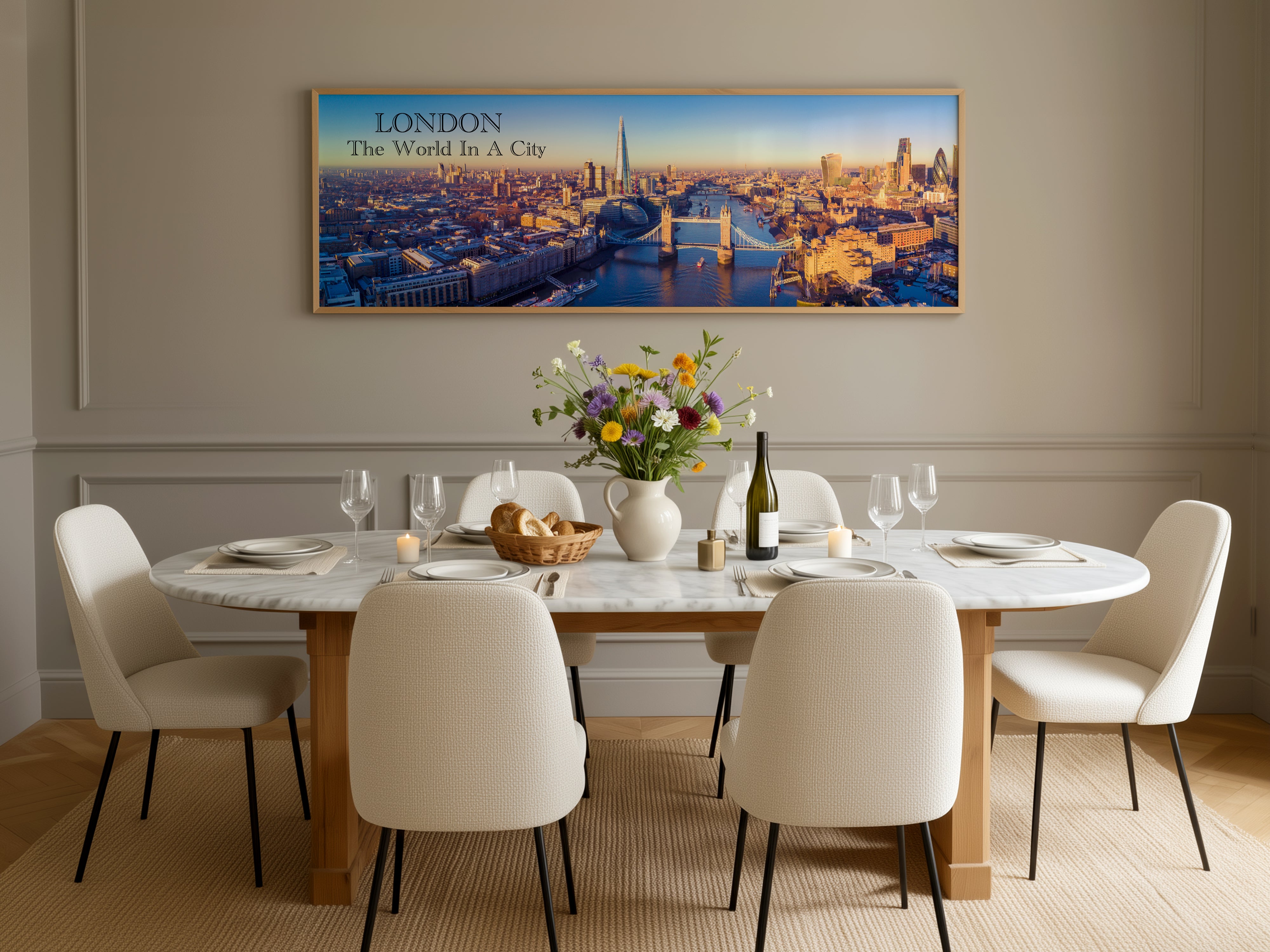 London City Framed Print