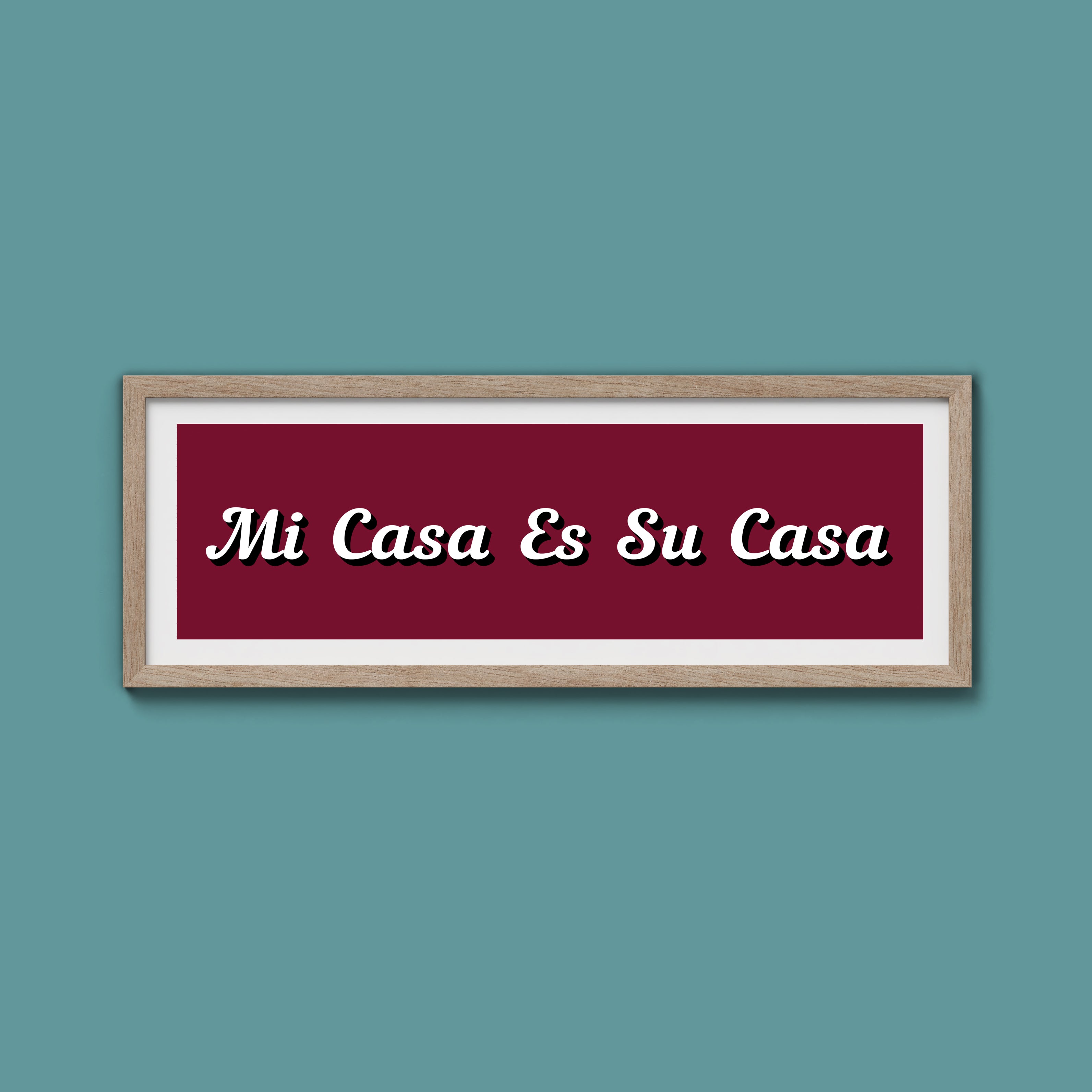 Mi Casa Es Su Casa Framed Print
