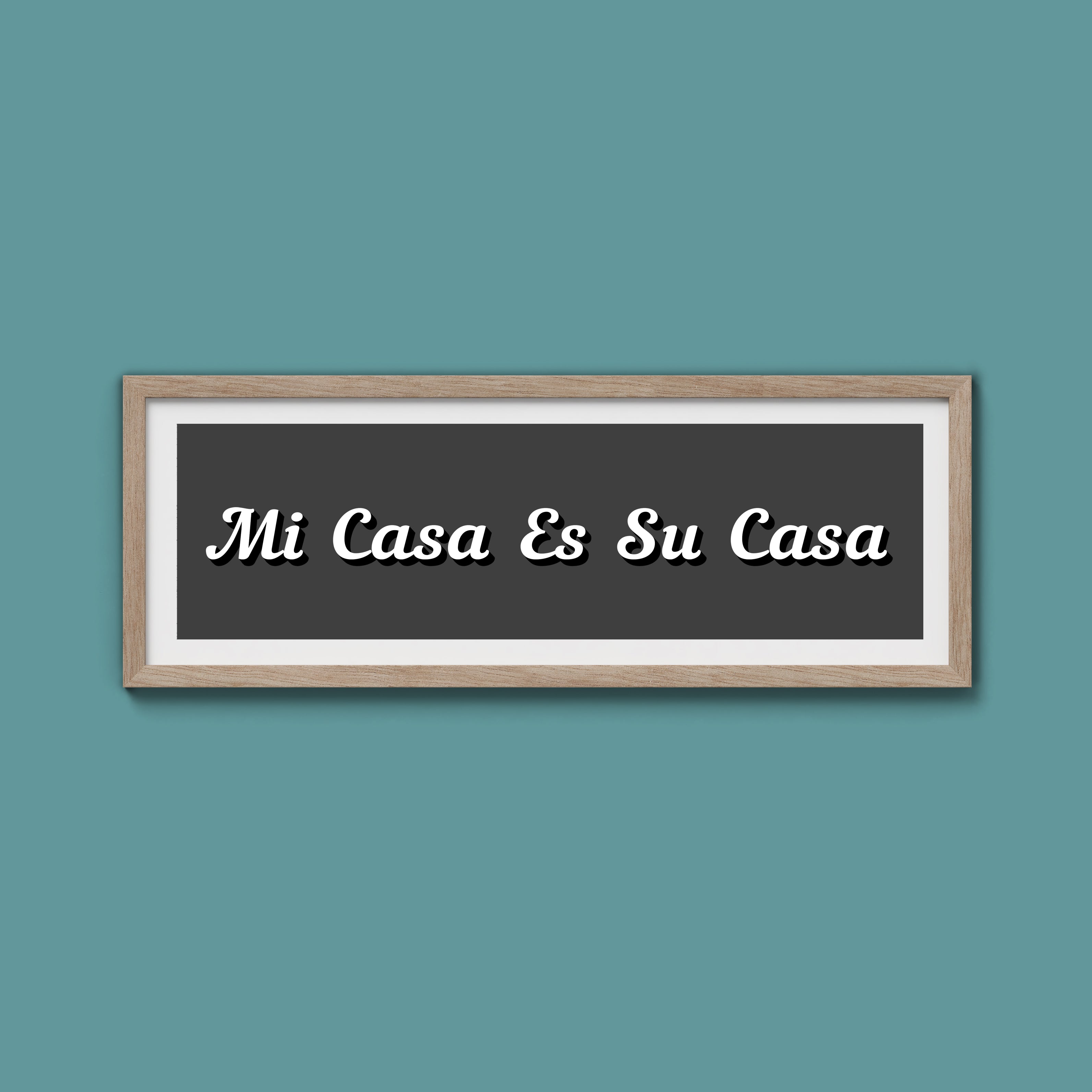 Mi Casa Es Su Casa Framed Print