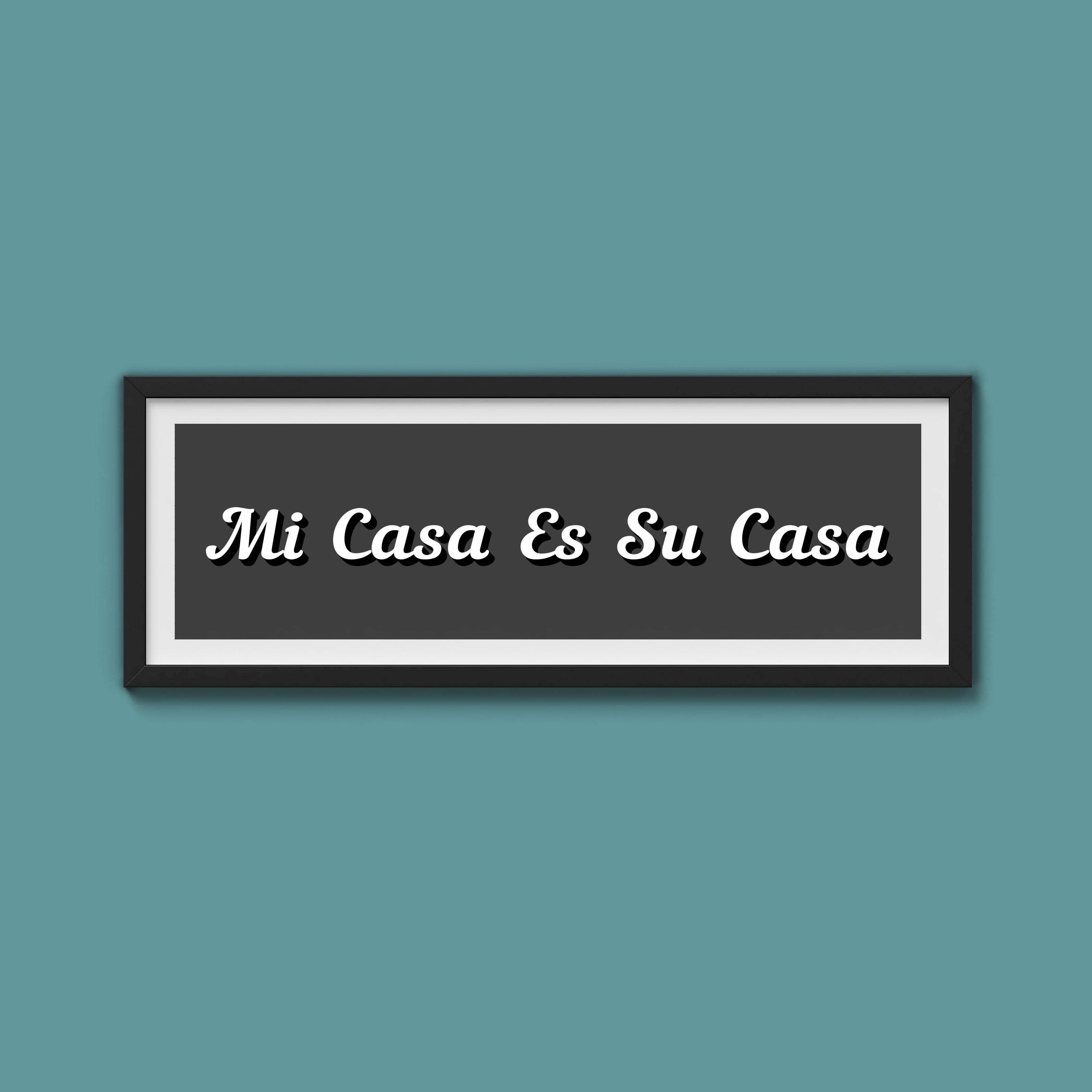 Mi Casa Es Su Casa Framed Print