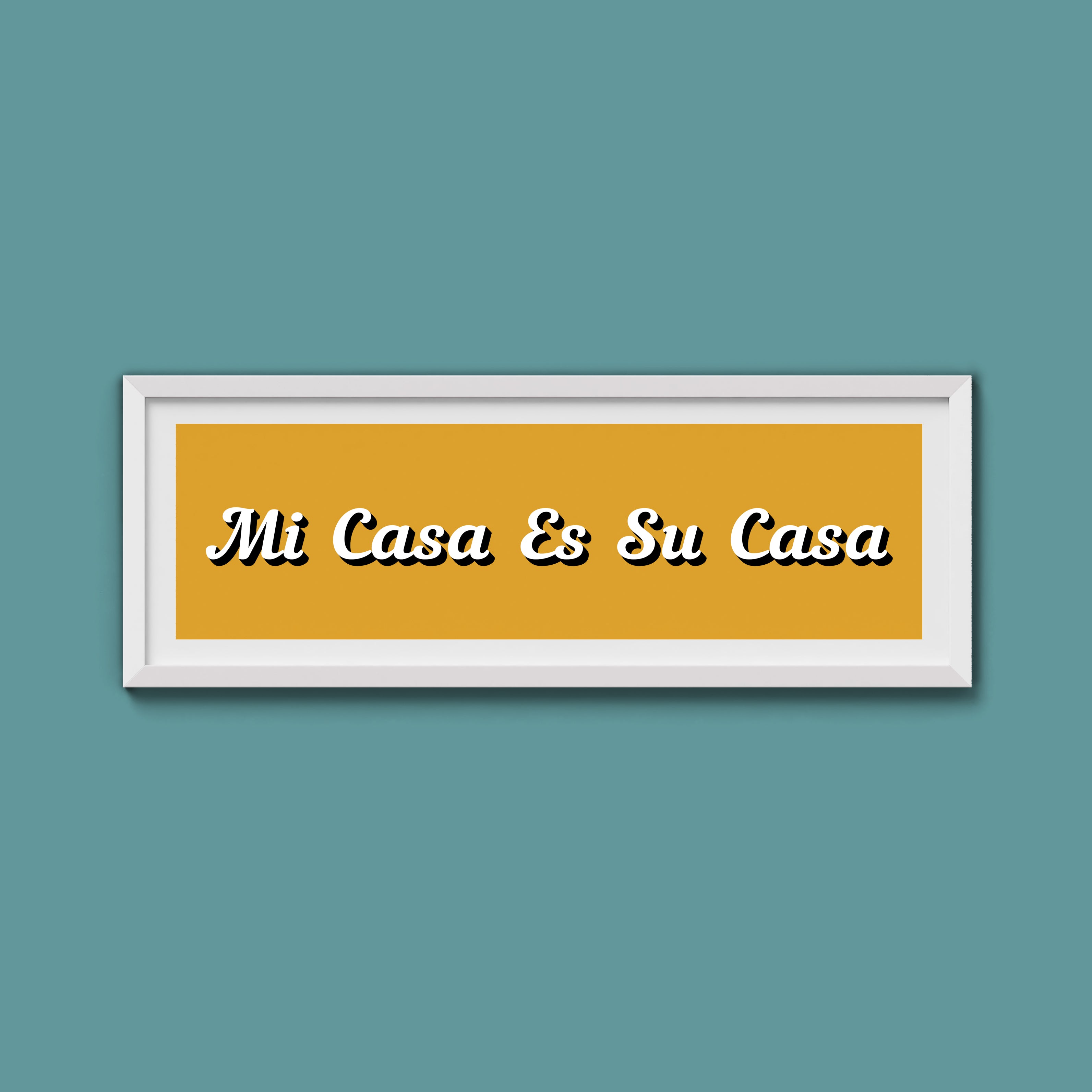 Mi Casa Es Su Casa Framed Print