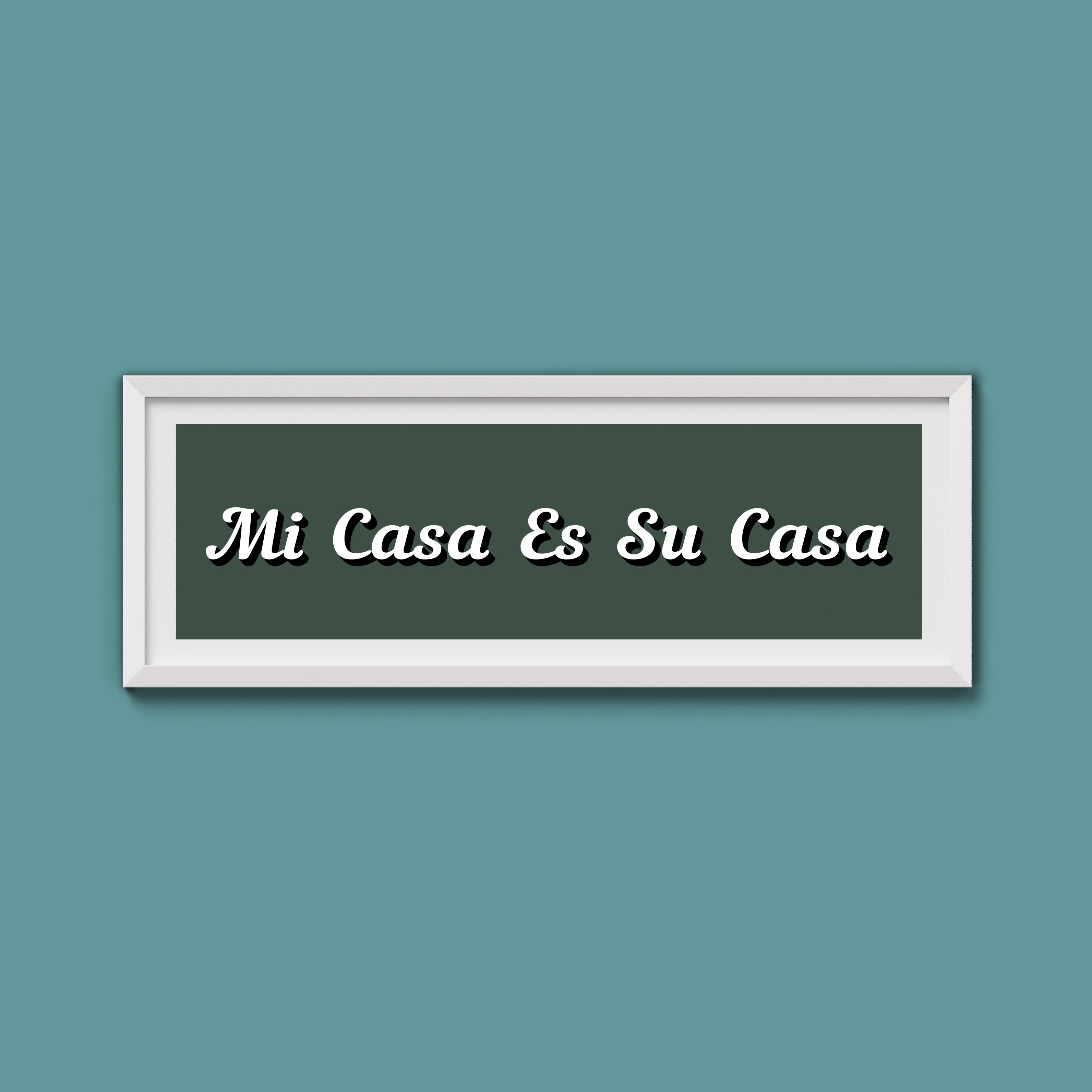 Mi Casa Es Su Casa Framed Print
