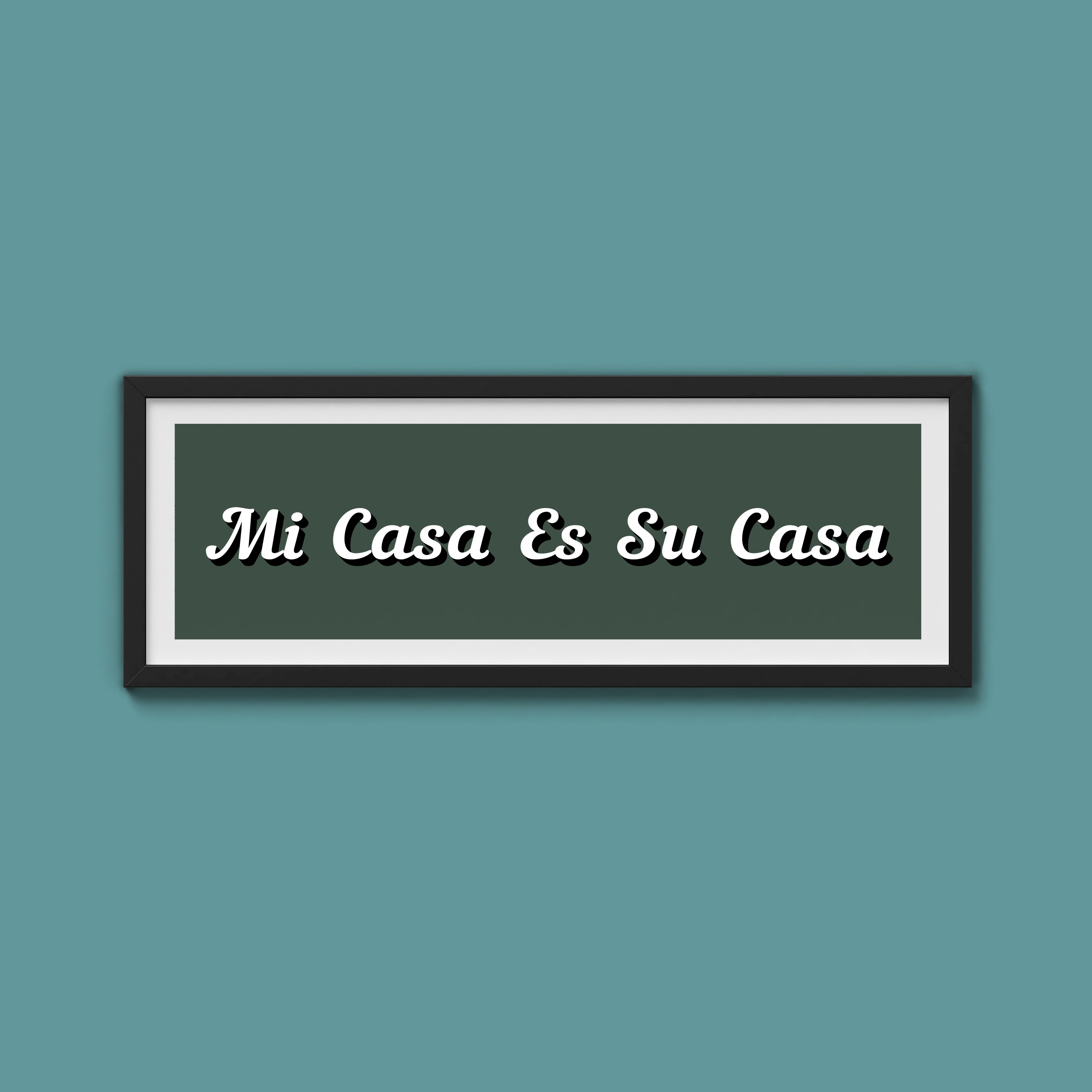 Mi Casa Es Su Casa Framed Print