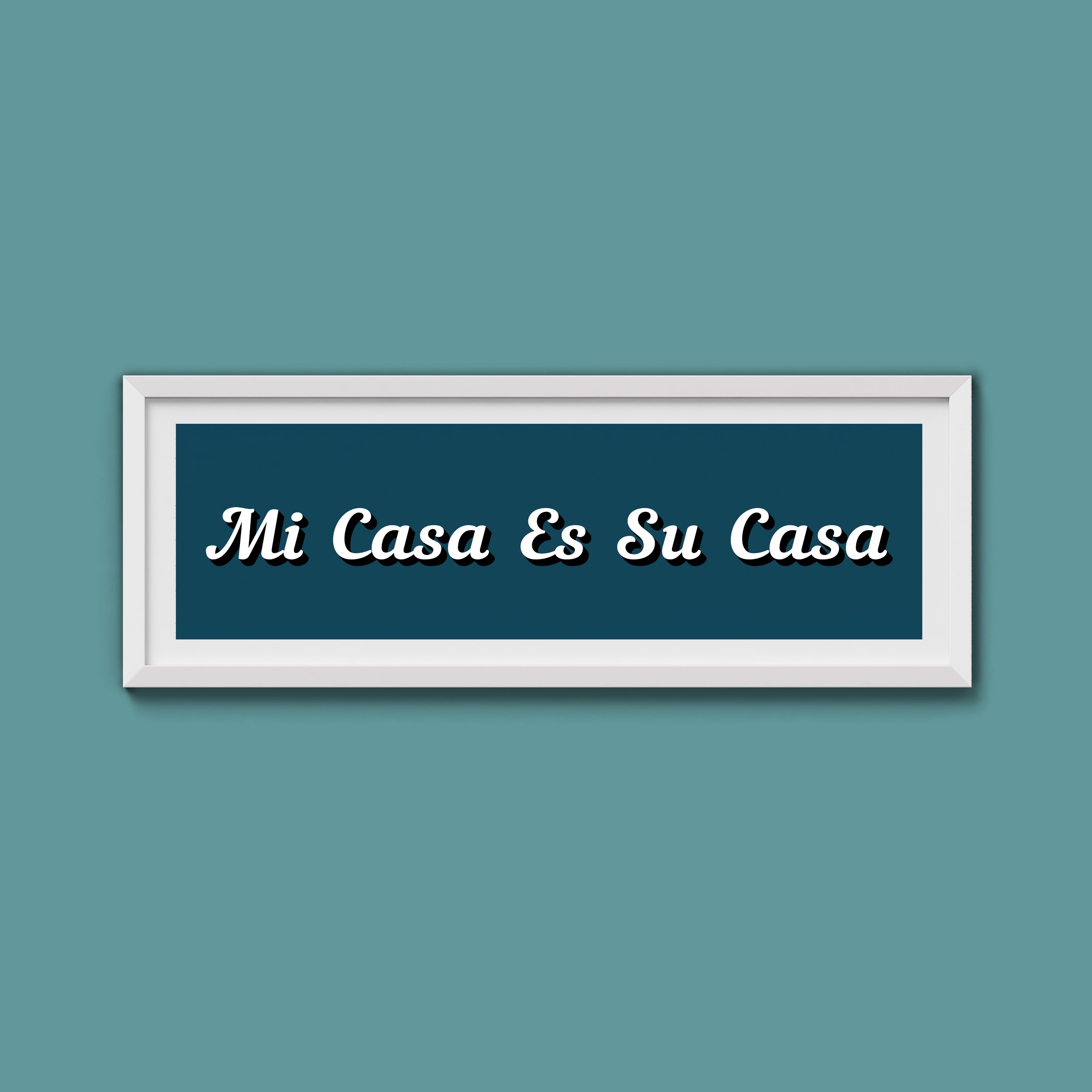 Mi Casa Es Su Casa Framed Print