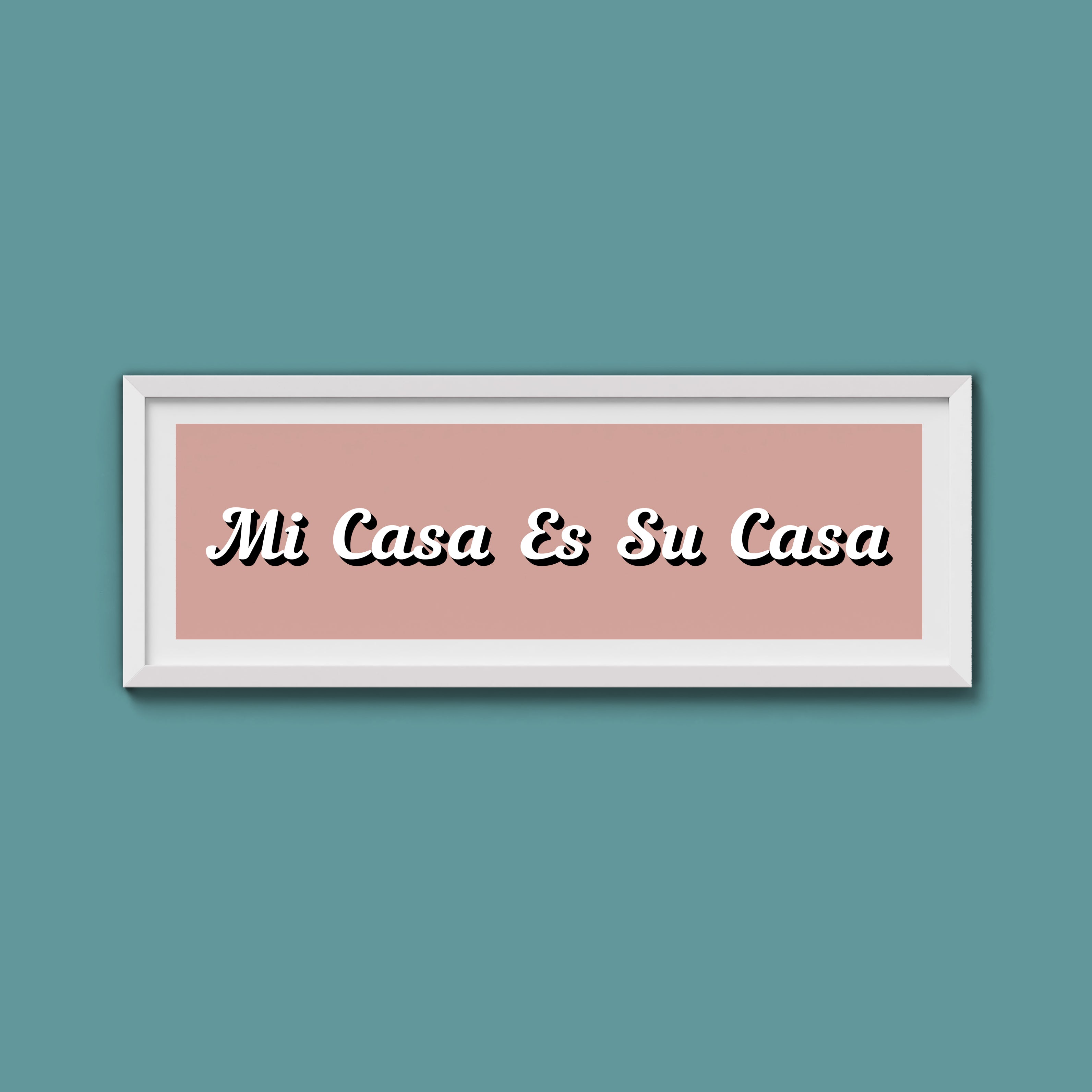 Mi Casa Es Su Casa Framed Print