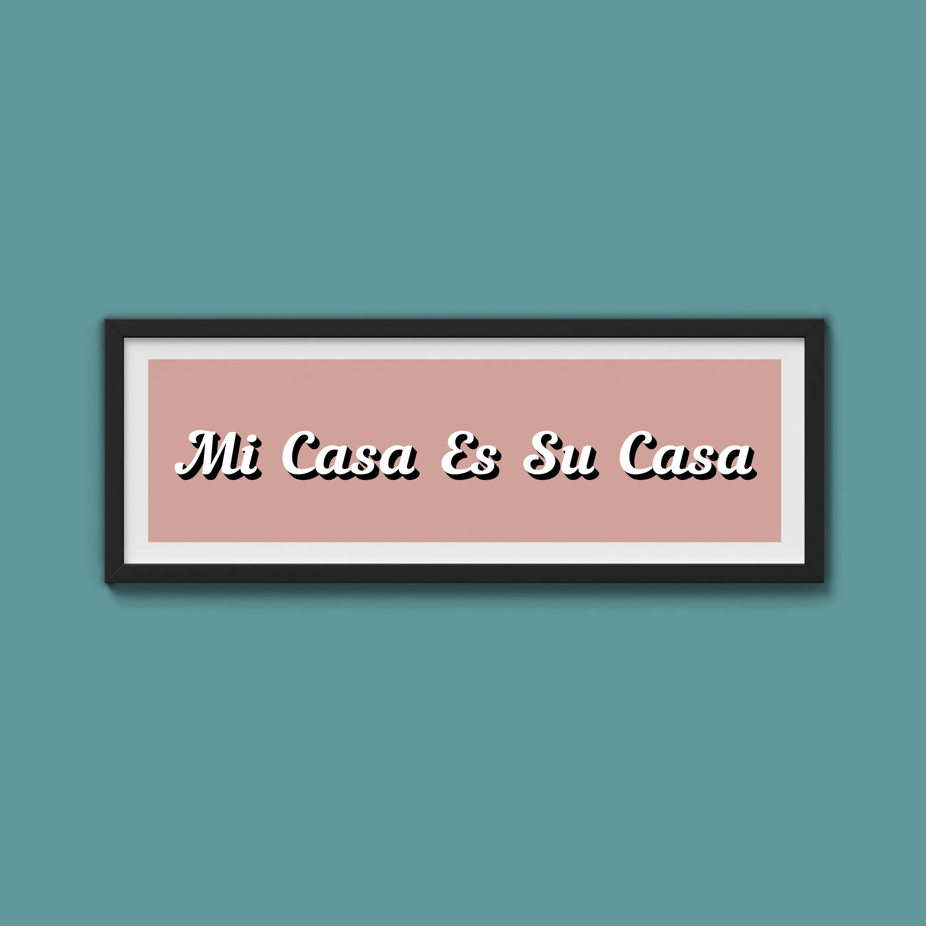 Mi Casa Es Su Casa Framed Print