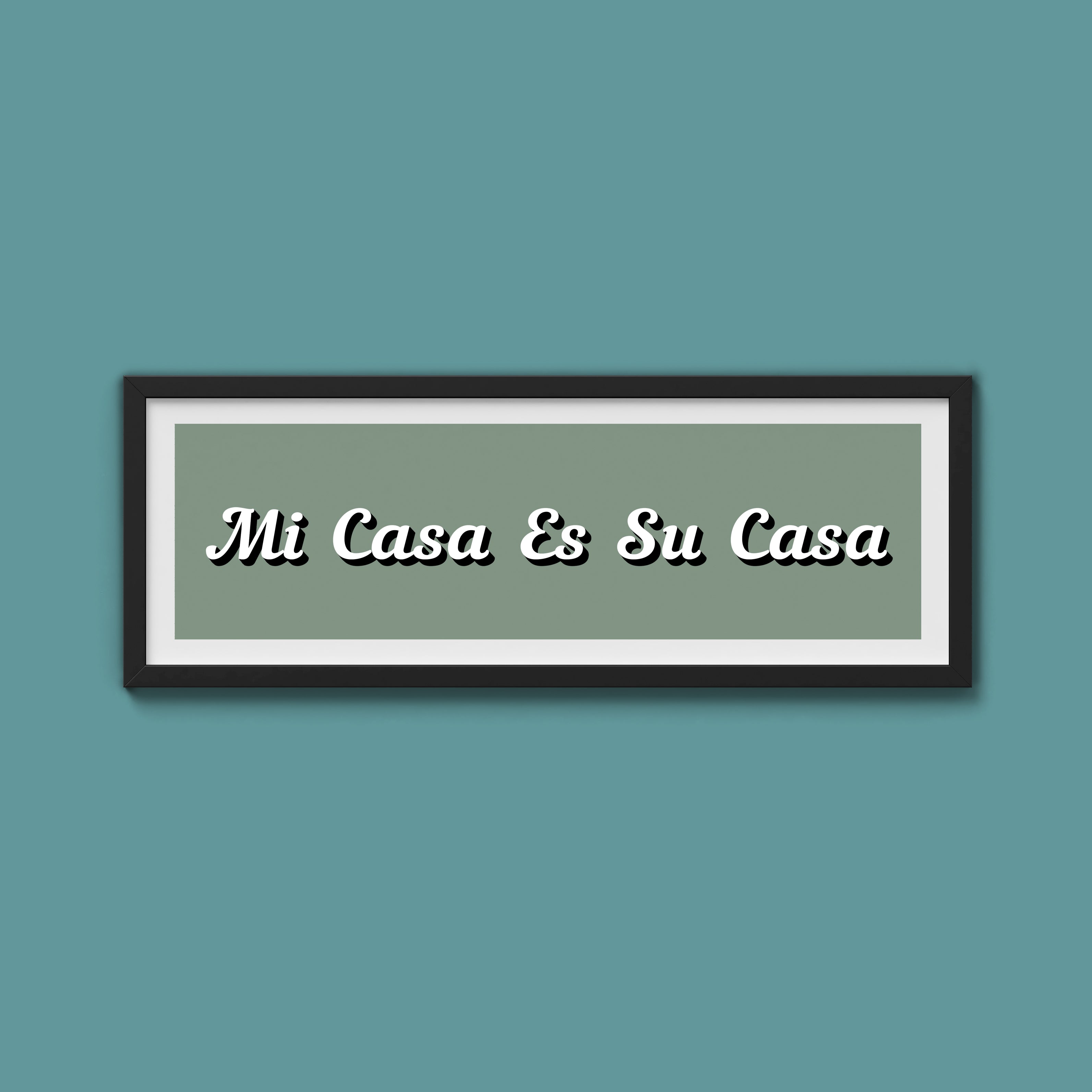 Mi Casa Es Su Casa Framed Print