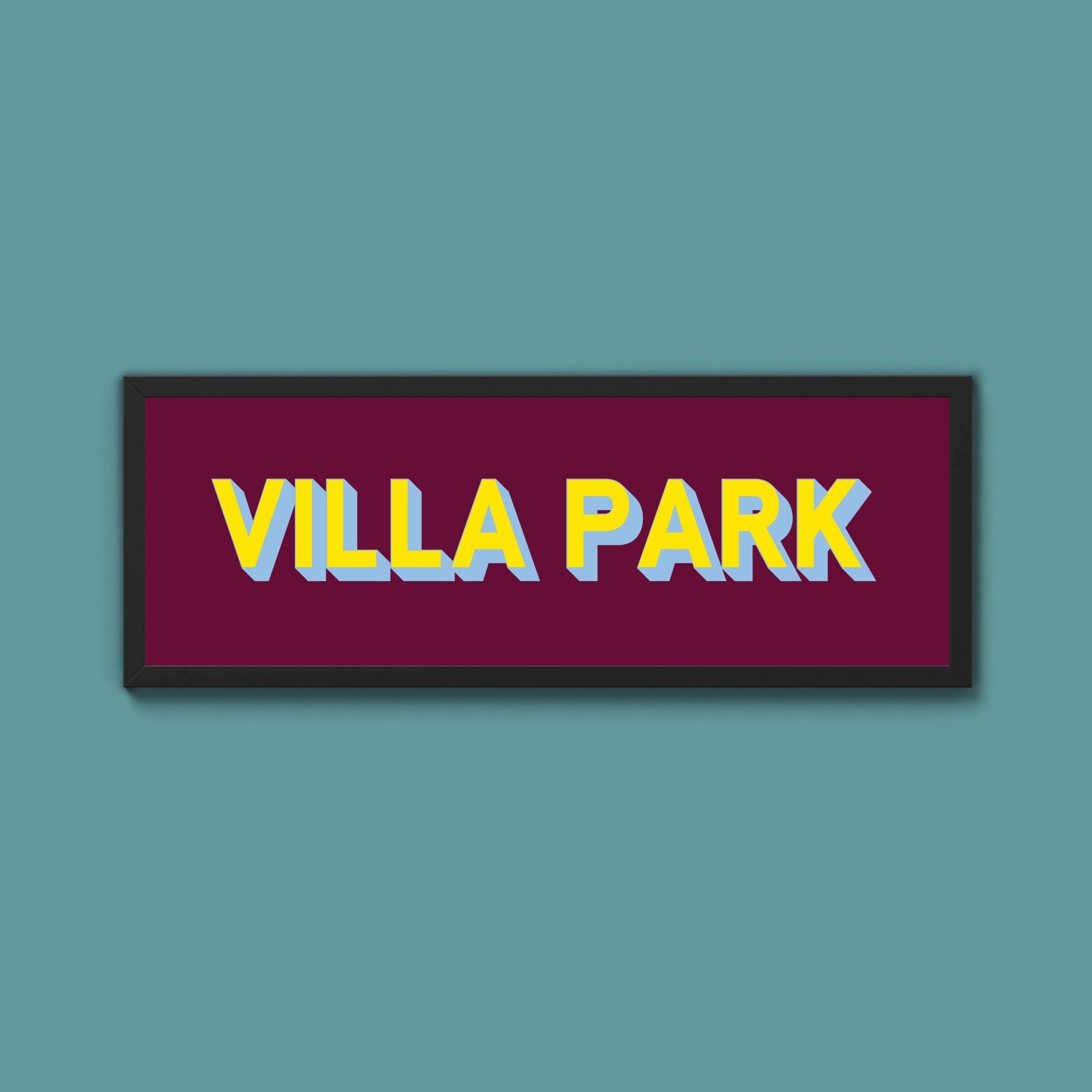 Aston Villa FC Framed Print (New Style) - Above The Door