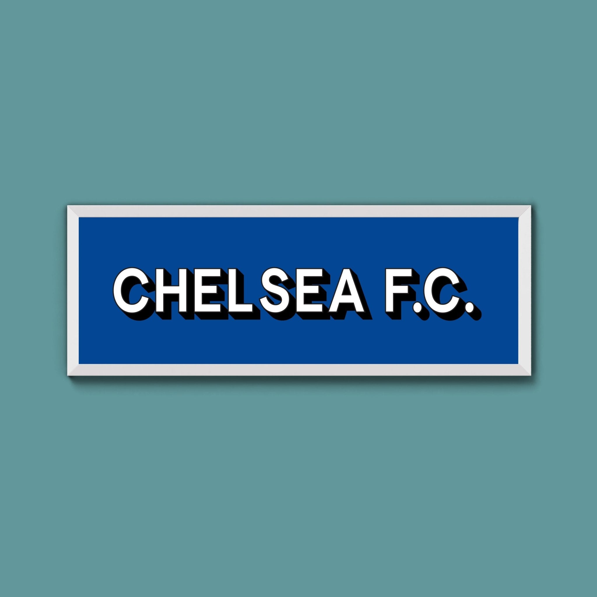 Chelsea FC Framed Print (New Style) - Above The Door