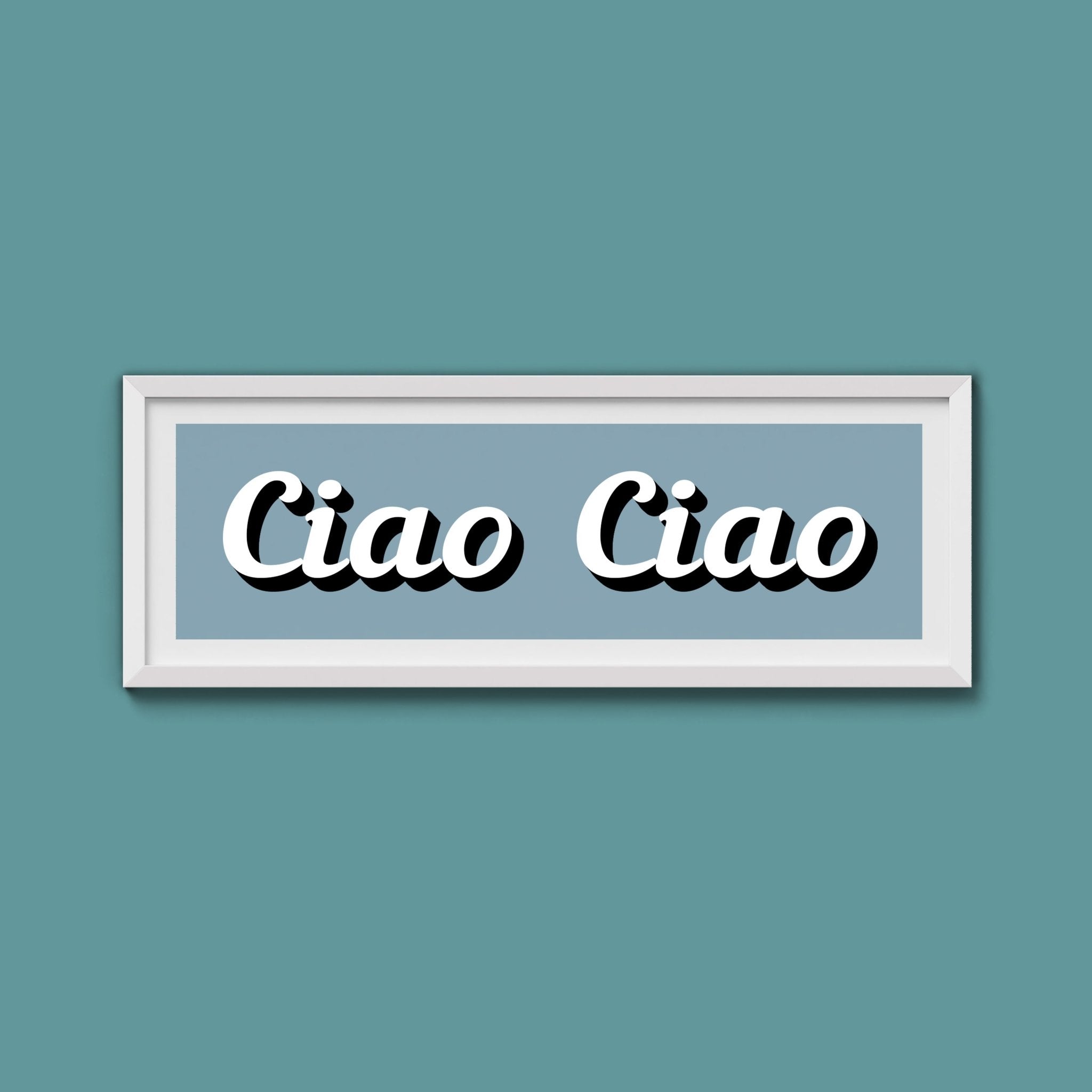 Ciao Ciao Framed Print (New Style) - Above The Door