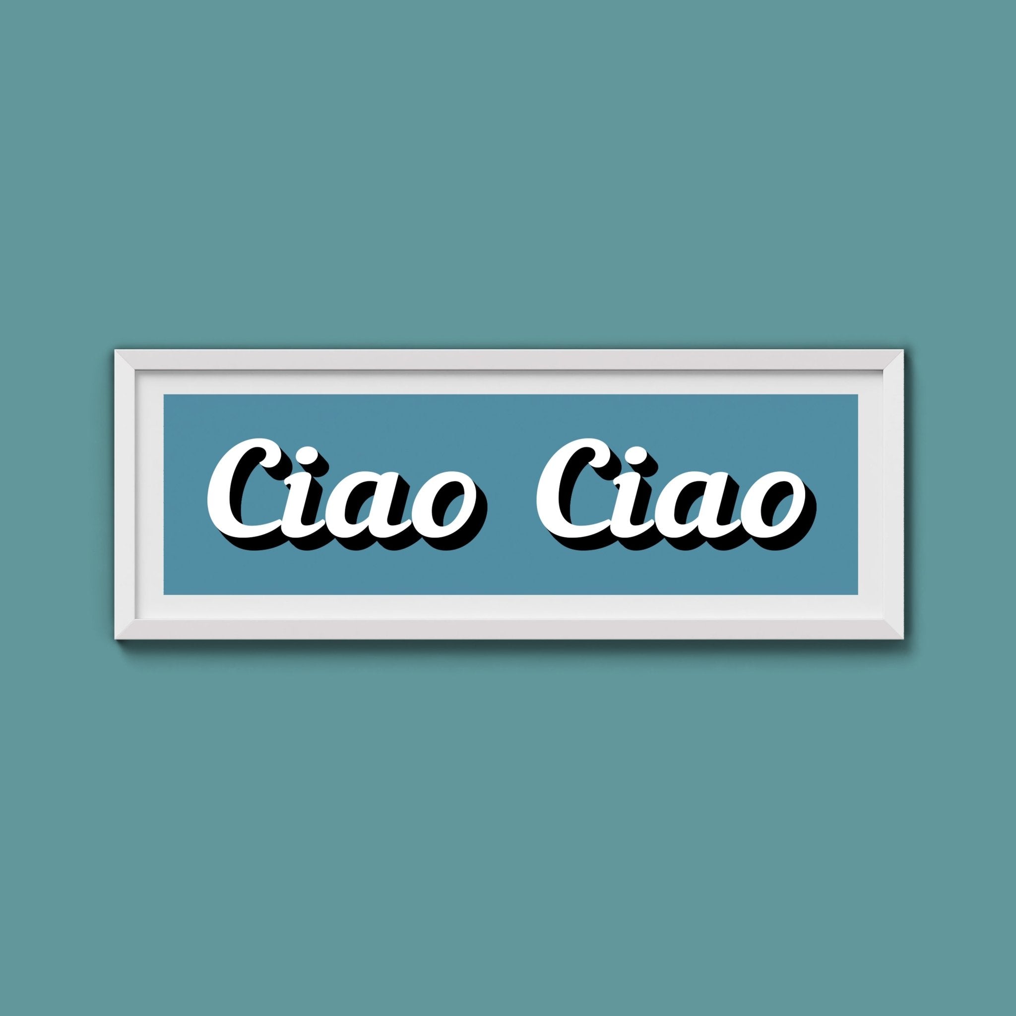 Ciao Ciao Framed Print (New Style) - Above The Door