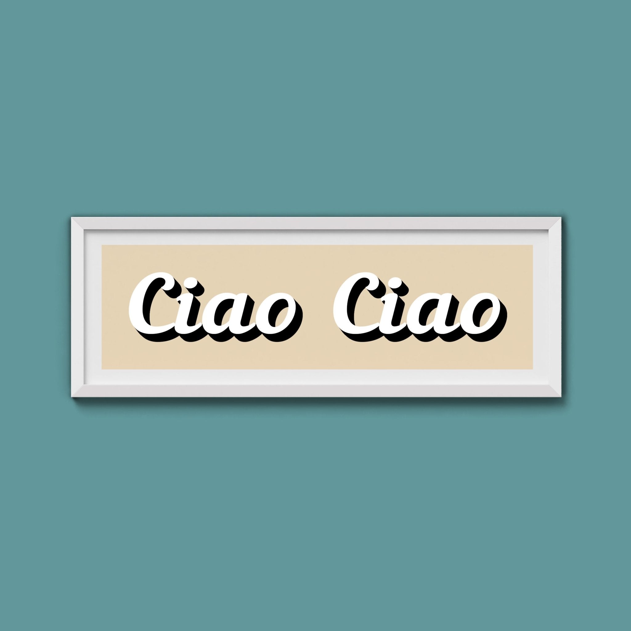 Ciao Ciao Framed Print (New Style) - Above The Door