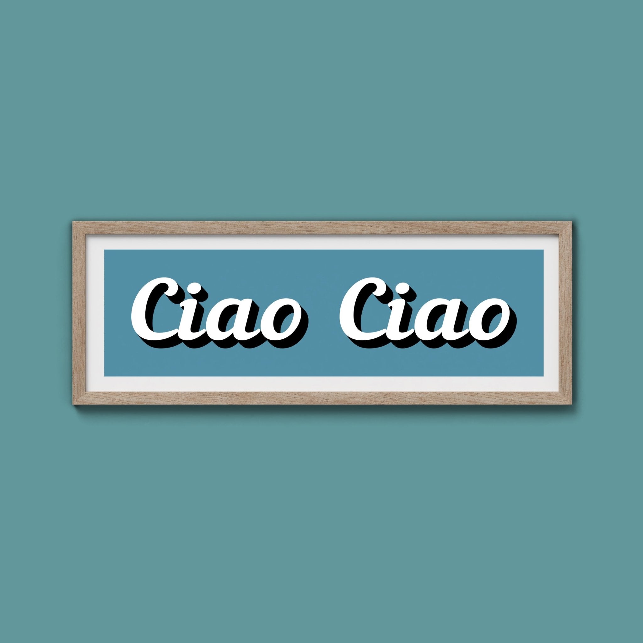 Ciao Ciao Framed Print (New Style) - Above The Door