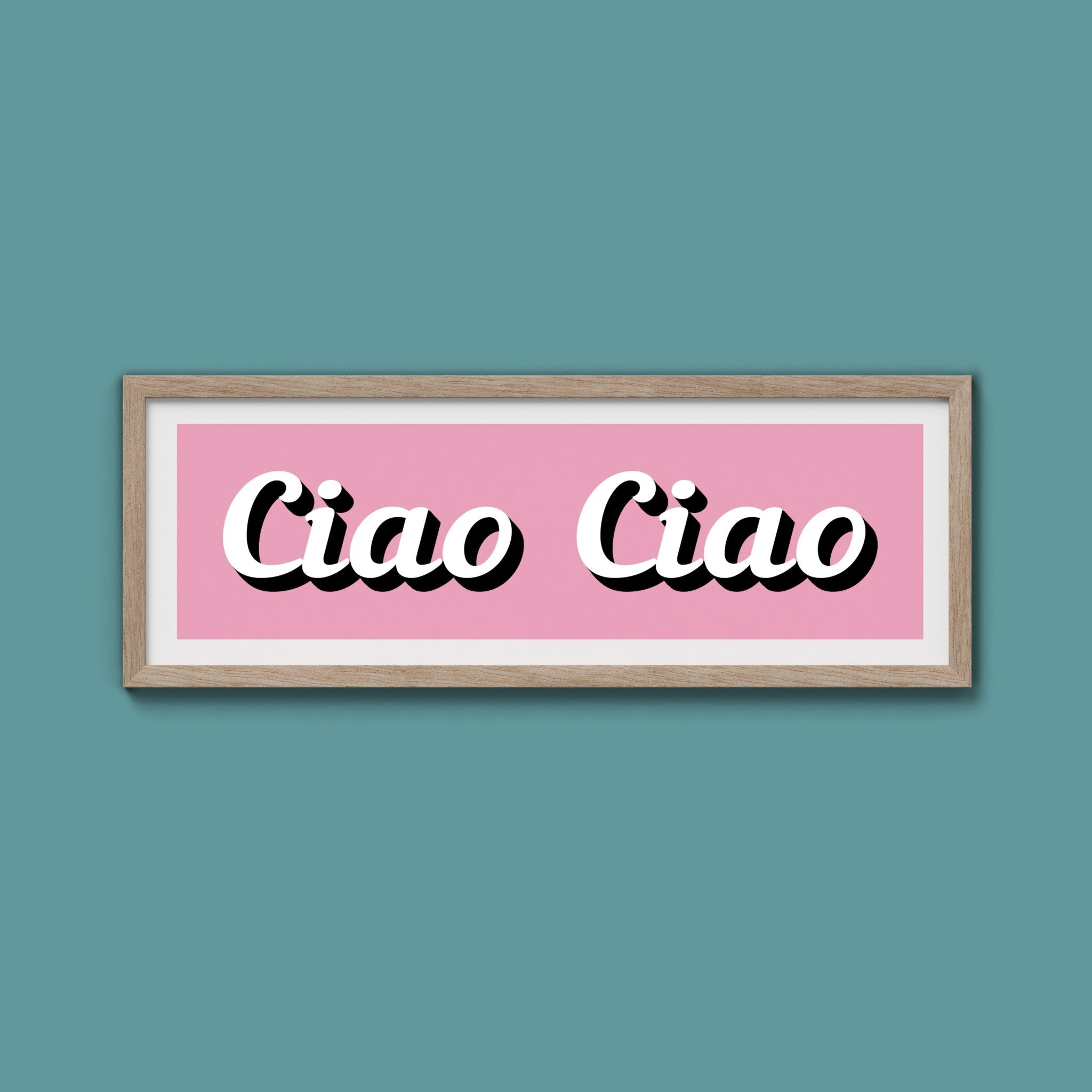 Ciao Ciao Framed Print (New Style) - Above The Door