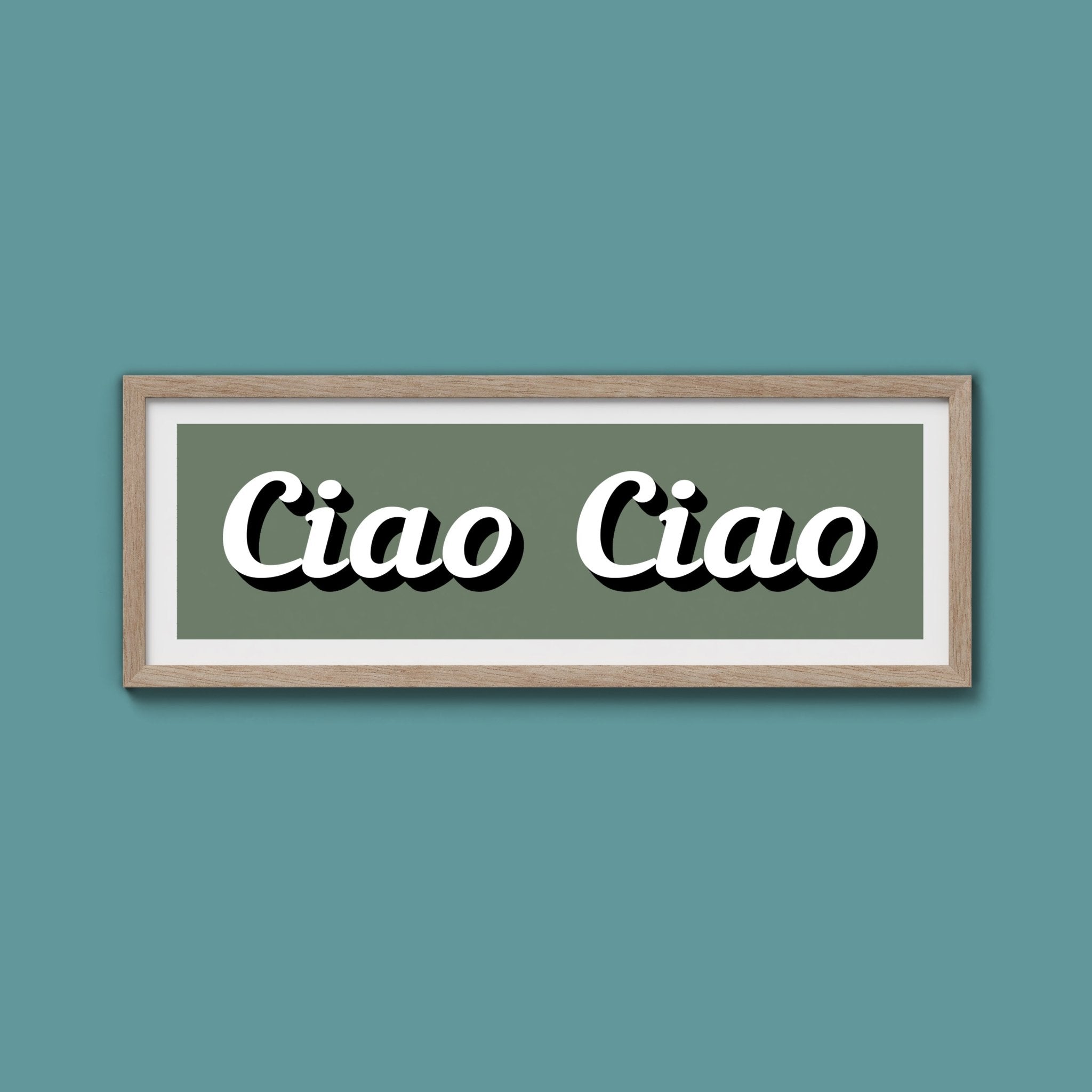 Ciao Ciao Framed Print (New Style) - Above The Door