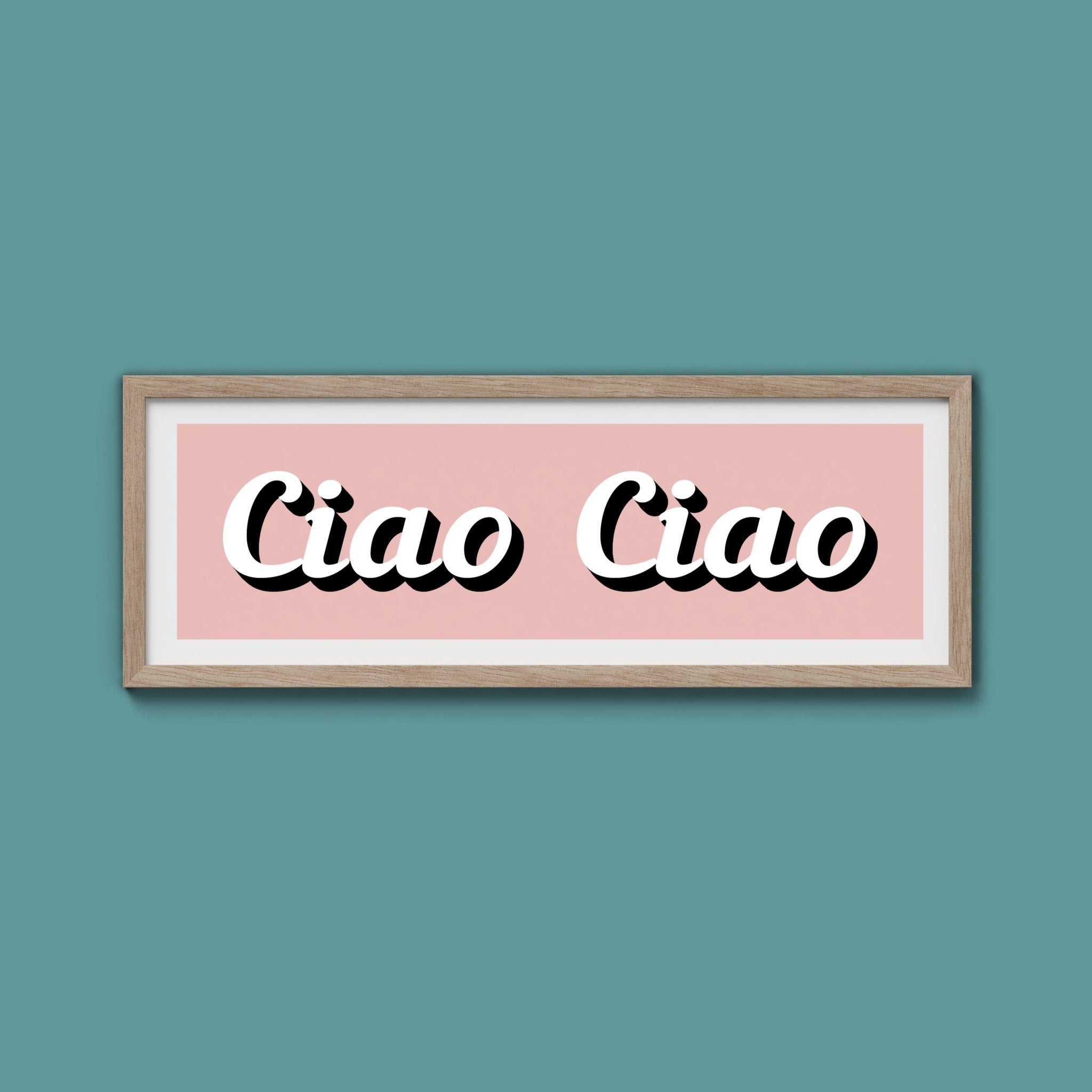 Ciao Ciao Framed Print (New Style) - Above The Door