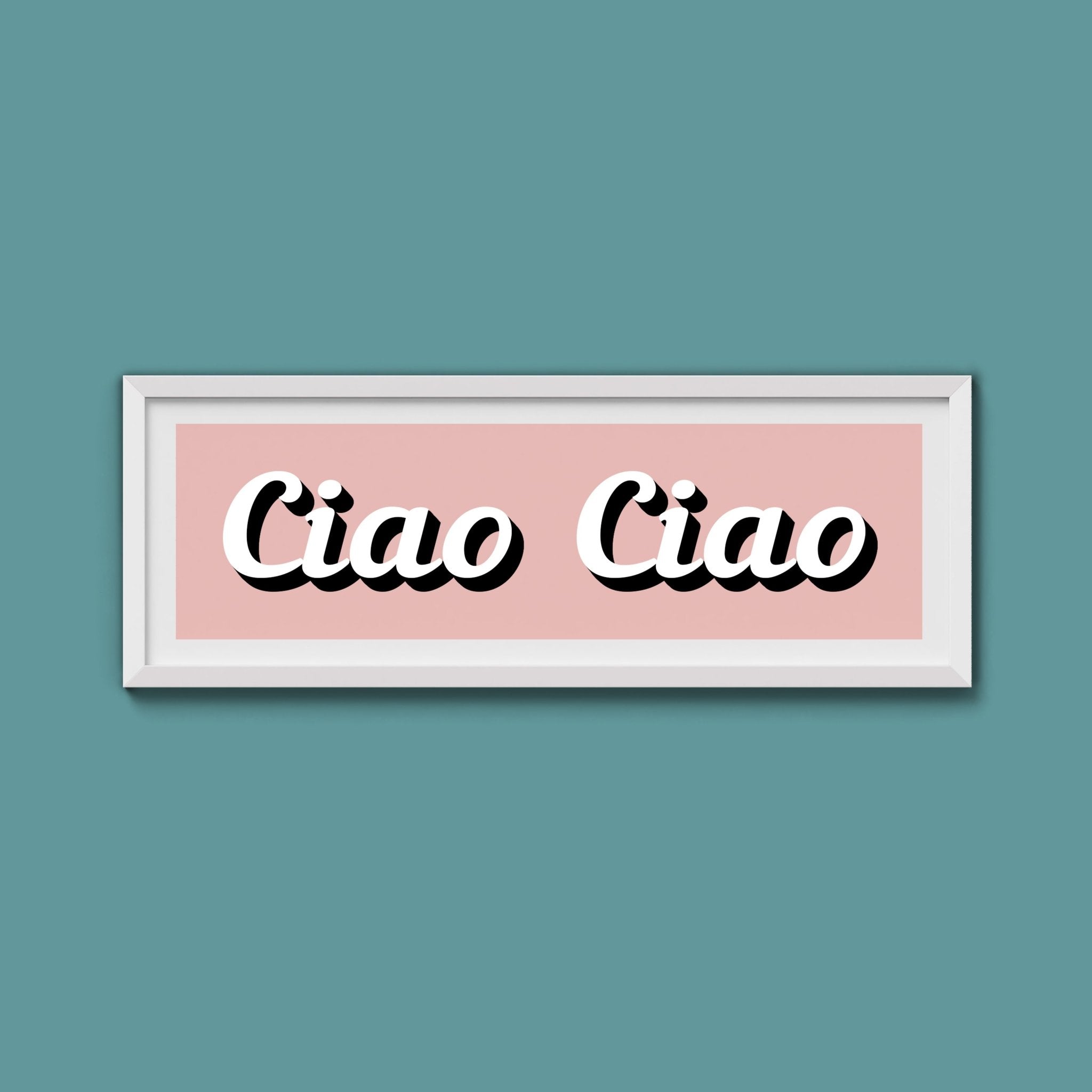 Ciao Ciao Framed Print (New Style) - Above The Door