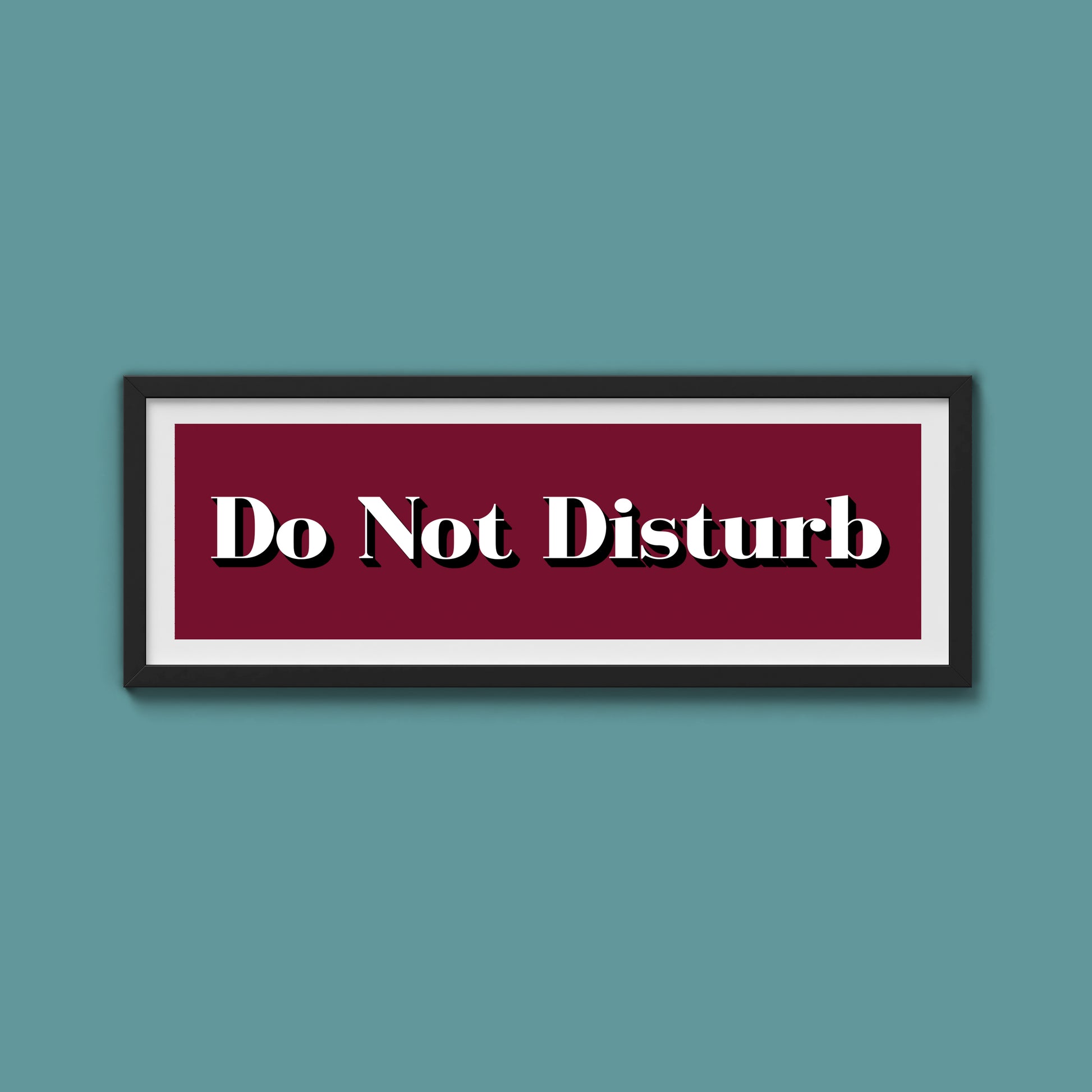 Do Not Disturb Print