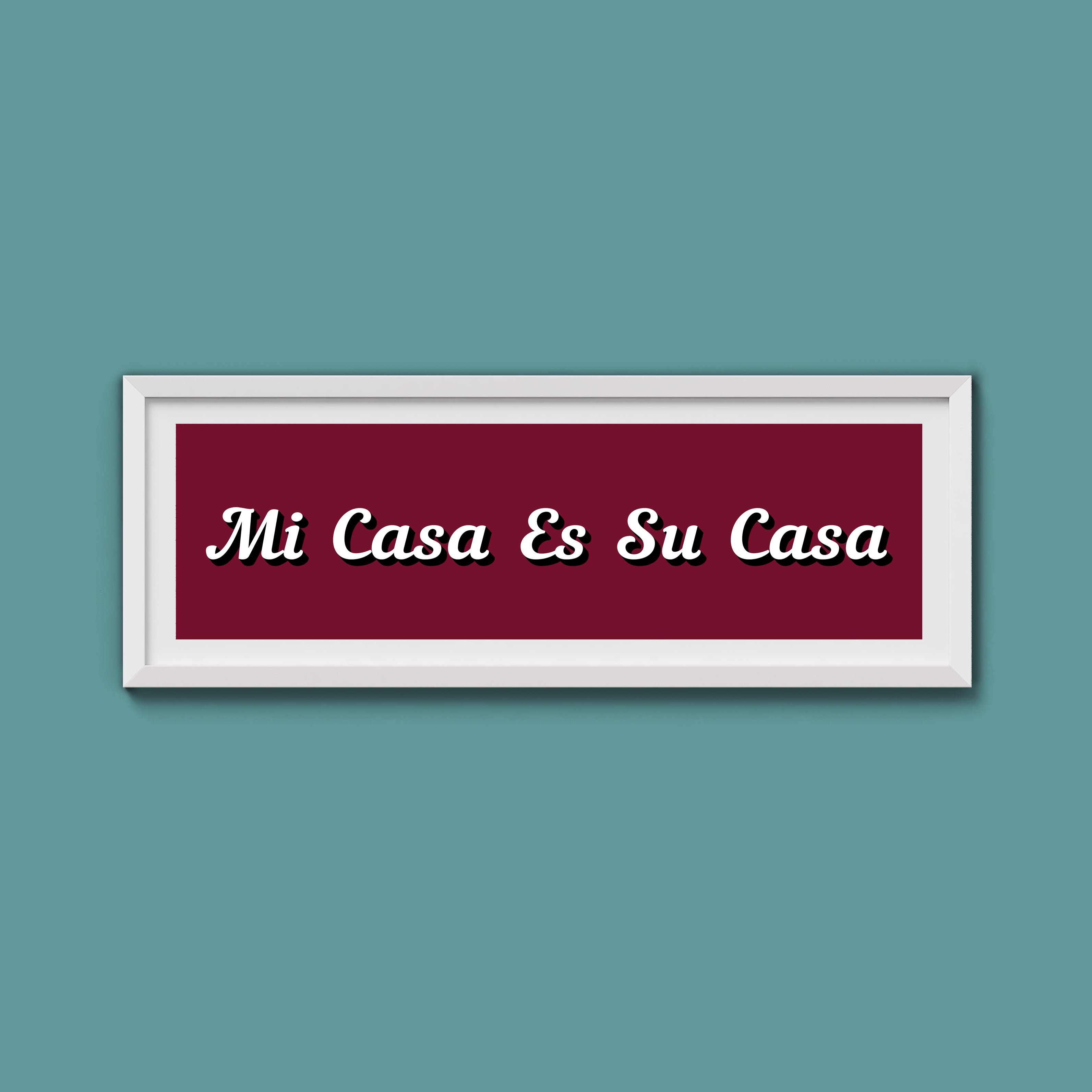 Mi Casa Es Su Casa Framed Print