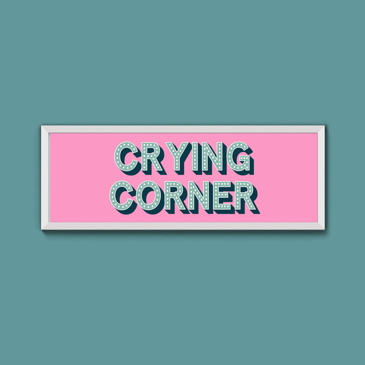 Crying Corner Framed Print (New Style) - Above The Door