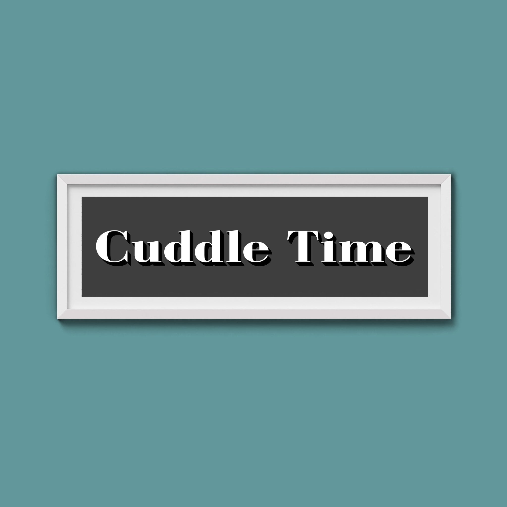 Cuddle Time Print - Above The Door