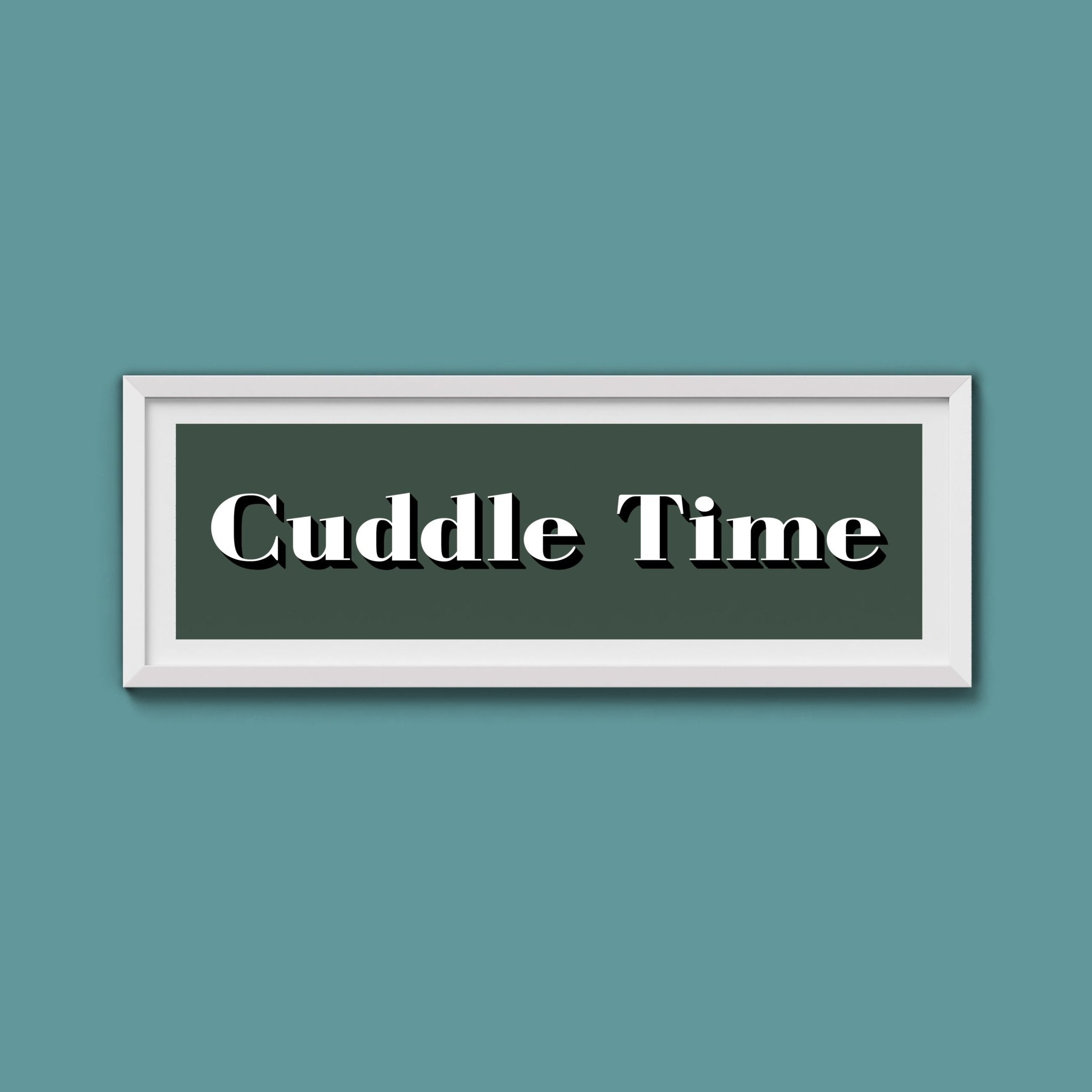 Cuddle Time Print - Above The Door