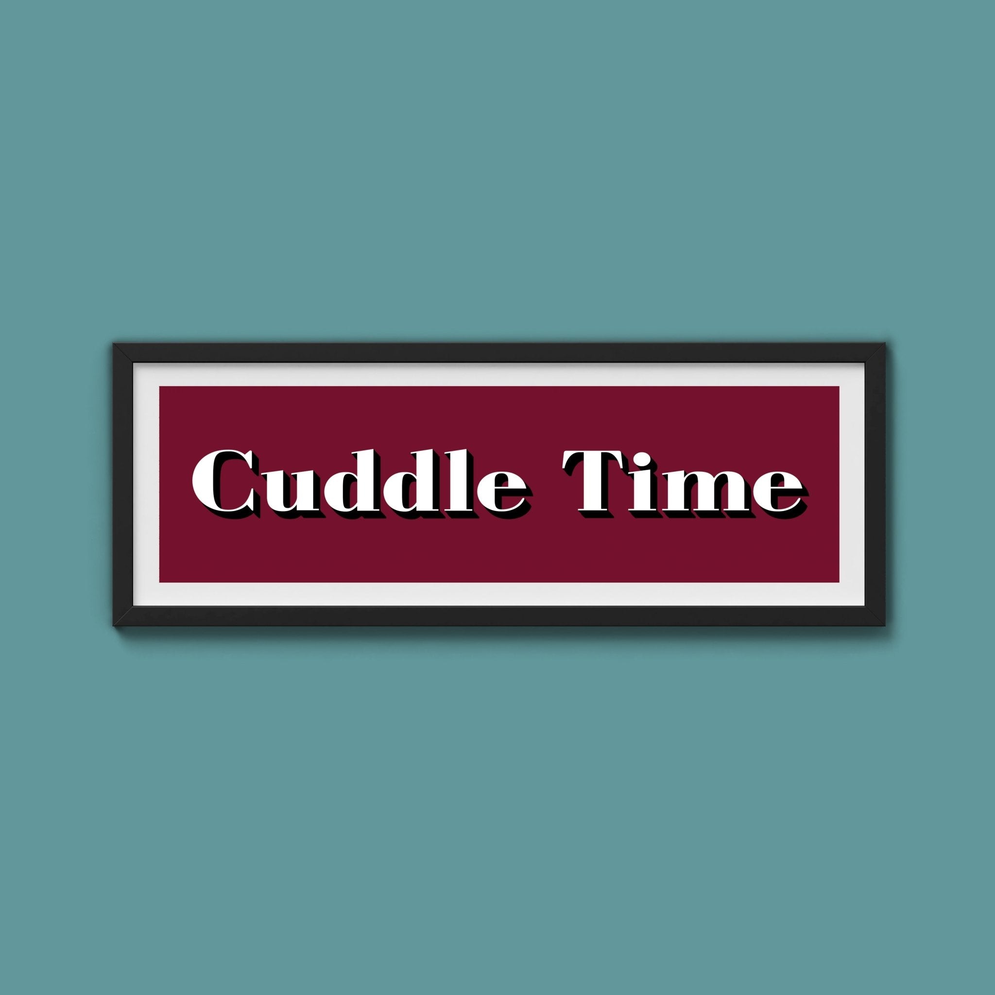 Cuddle Time Print - Above The Door