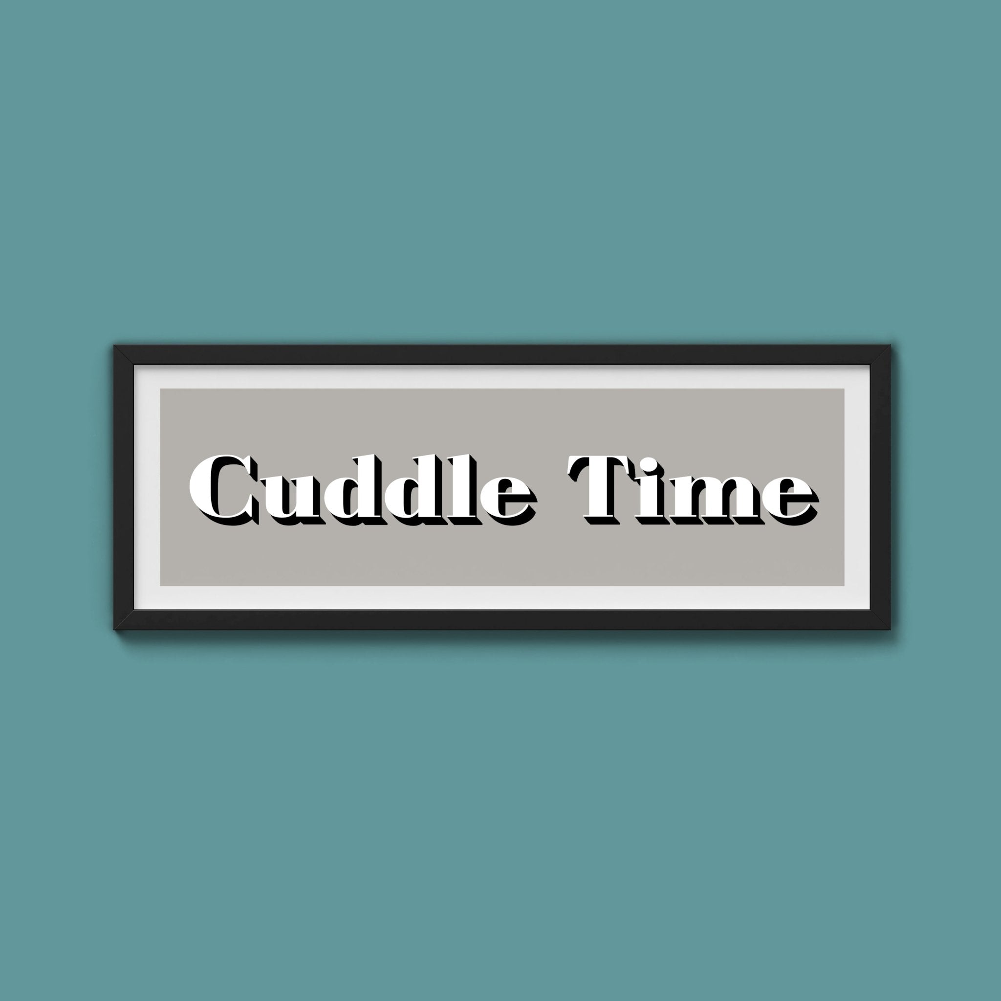 Cuddle Time Print - Above The Door