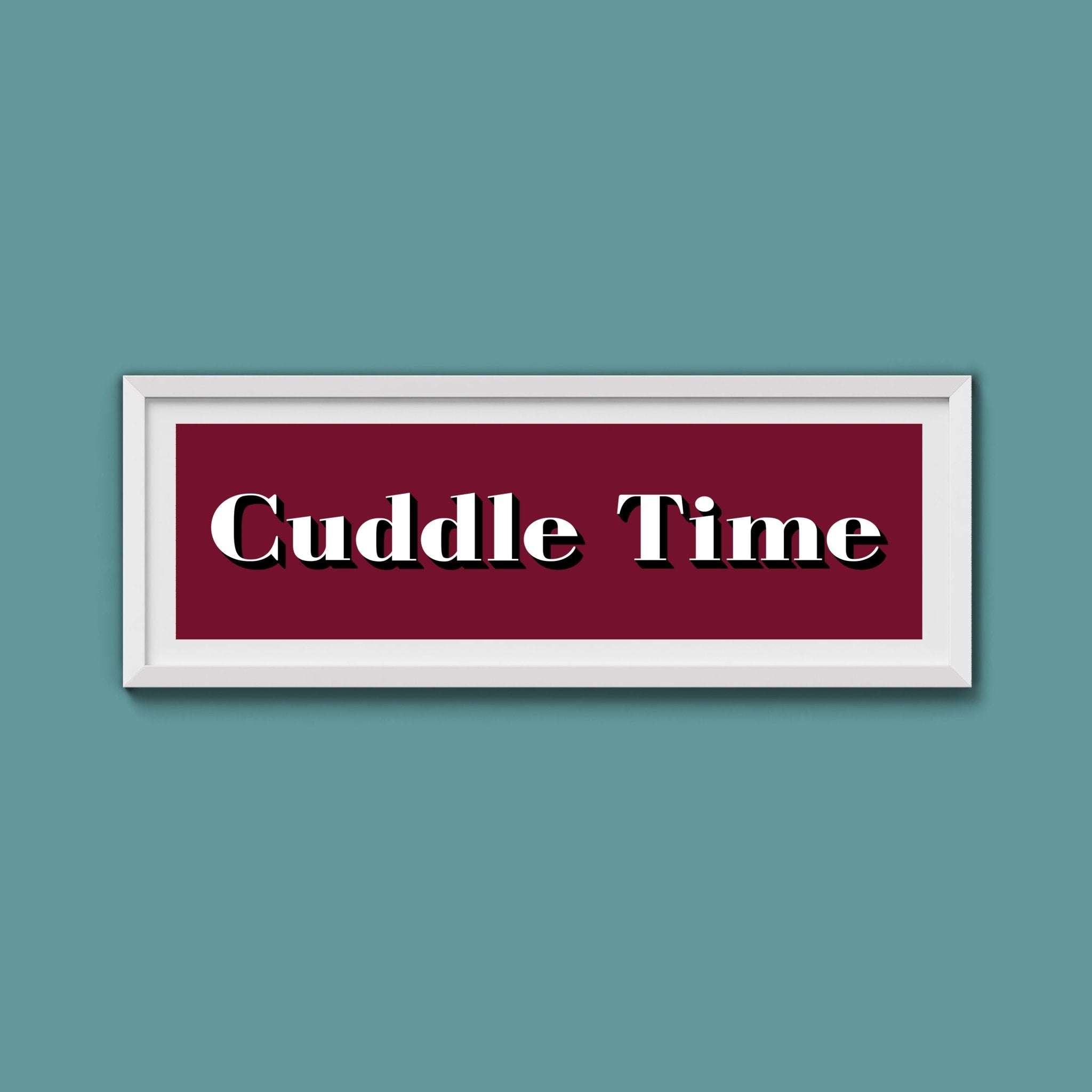 Cuddle Time Print - Above The Door