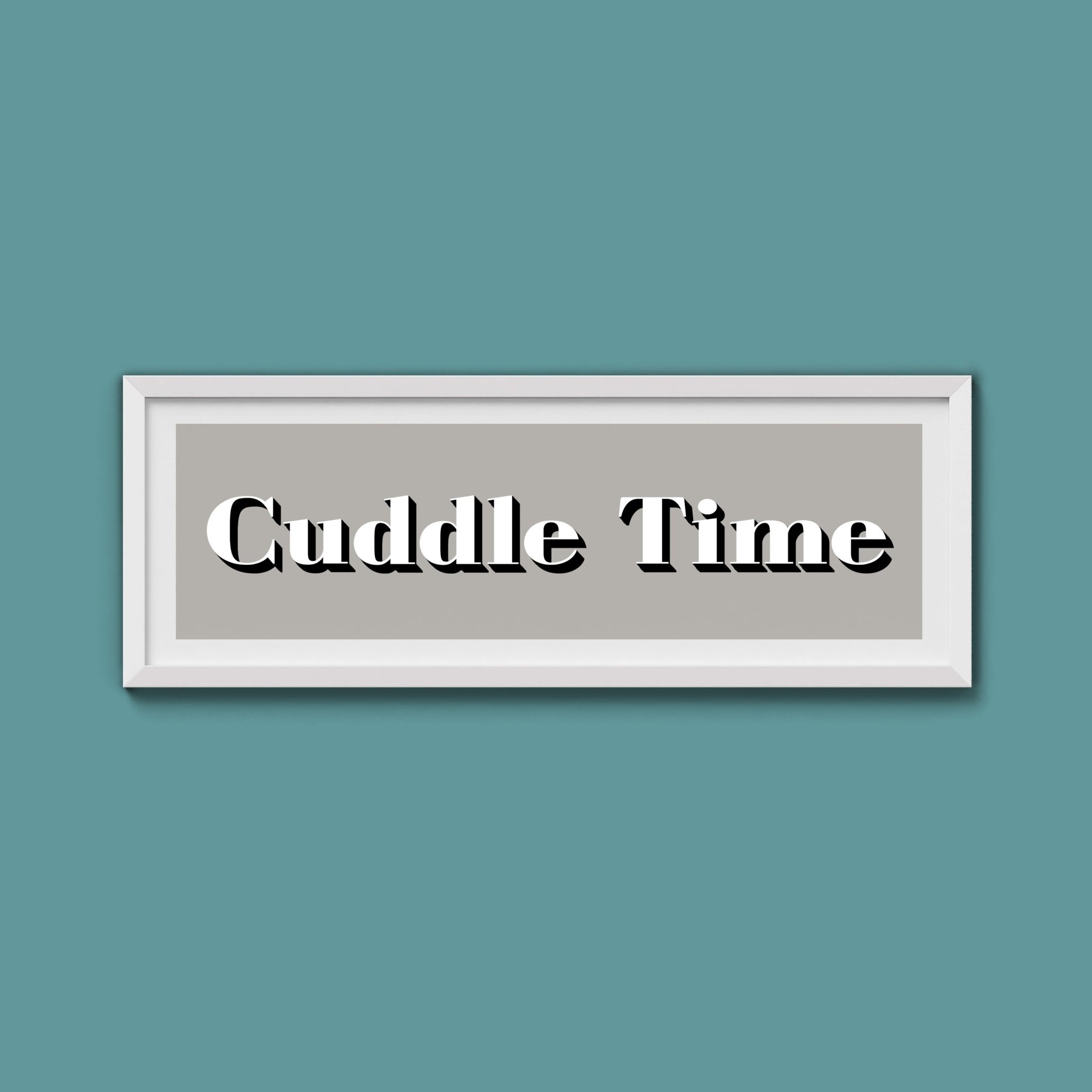 Cuddle Time Print - Above The Door