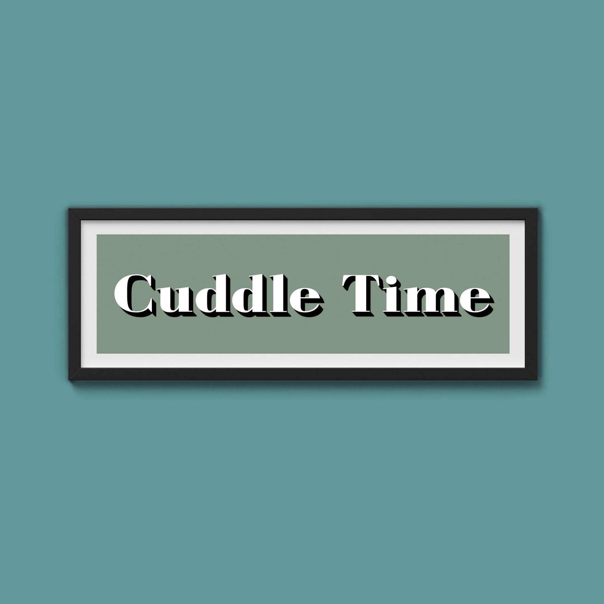 Cuddle Time Print - Above The Door