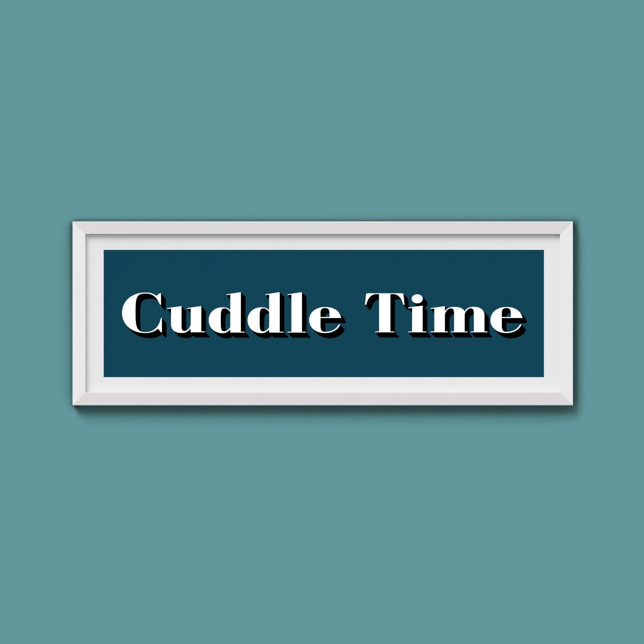 Cuddle Time Print - Above The Door