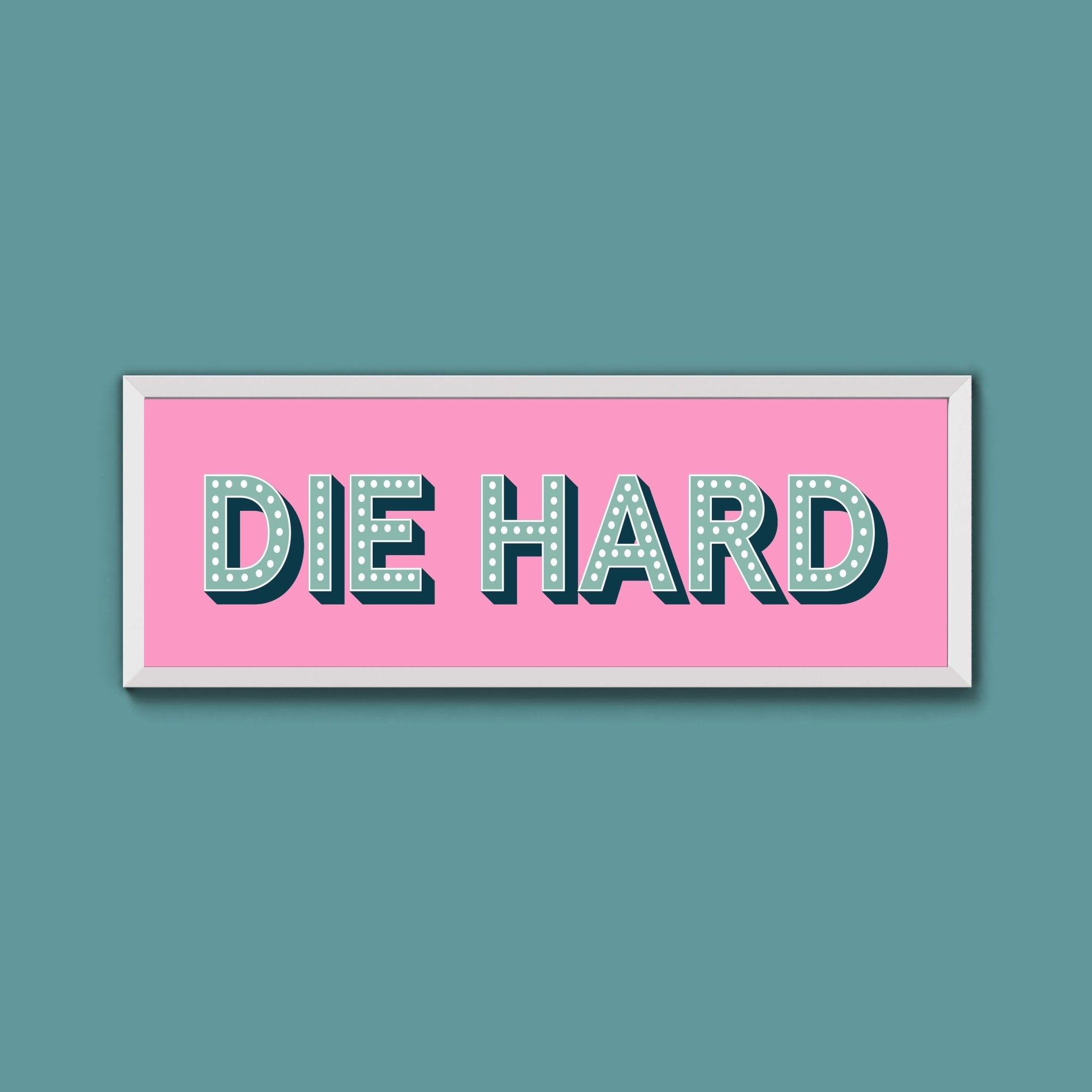 Die Hard Framed Print (New Style) - Above The Door