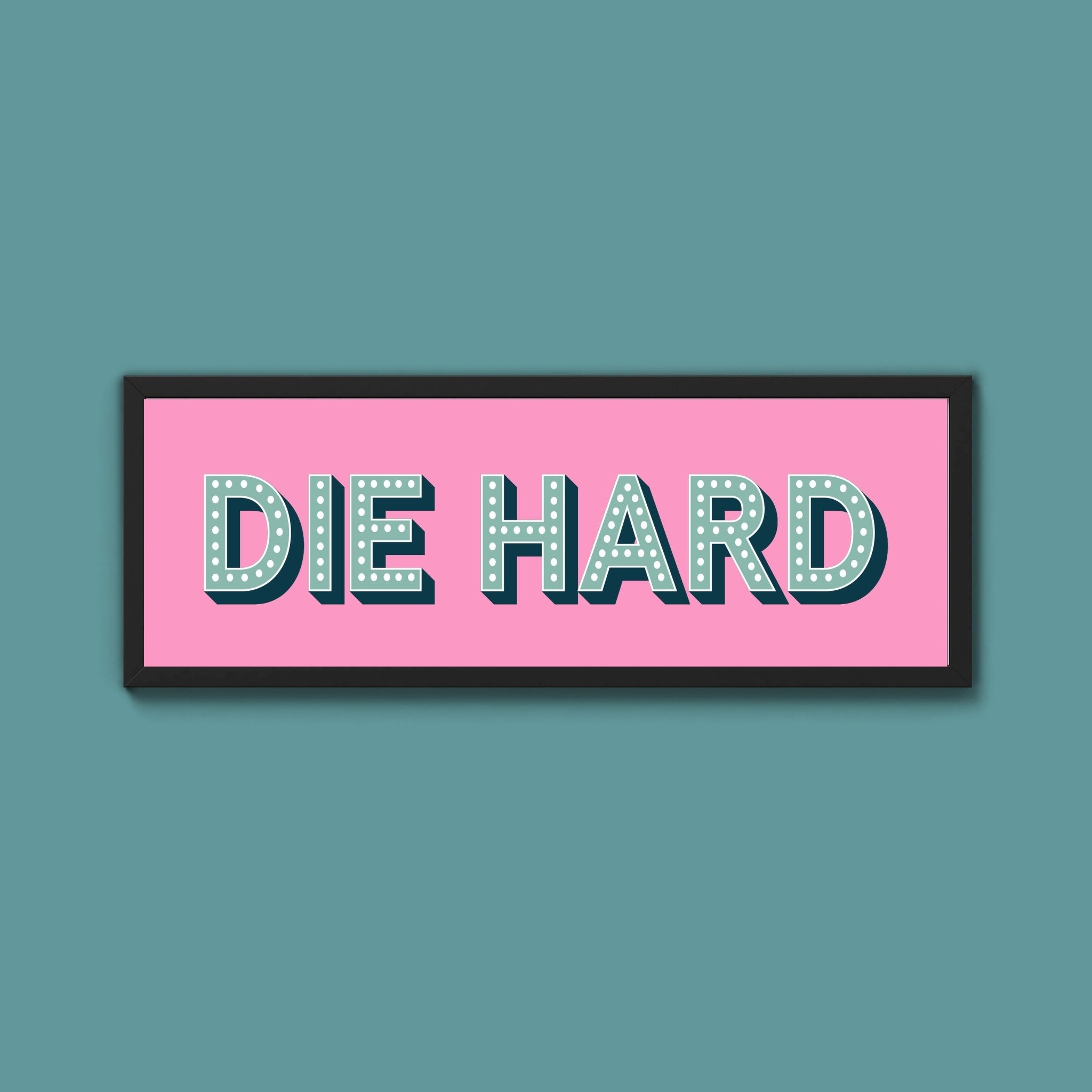 Die Hard Framed Print (New Style) - Above The Door