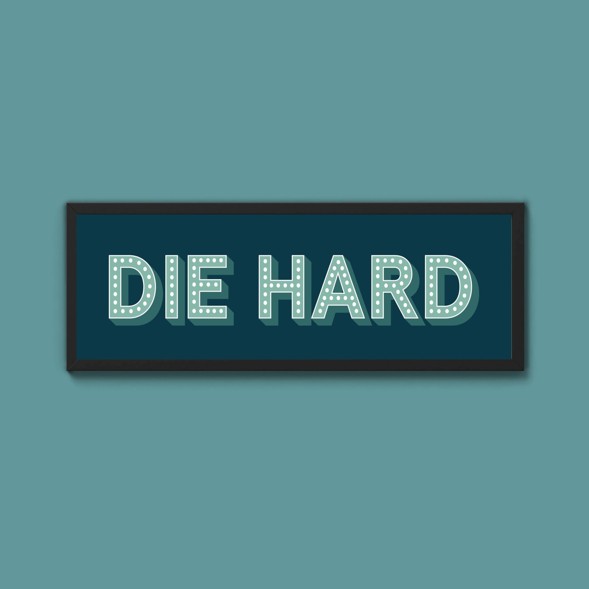 Die Hard Framed Print (New Style) - Above The Door