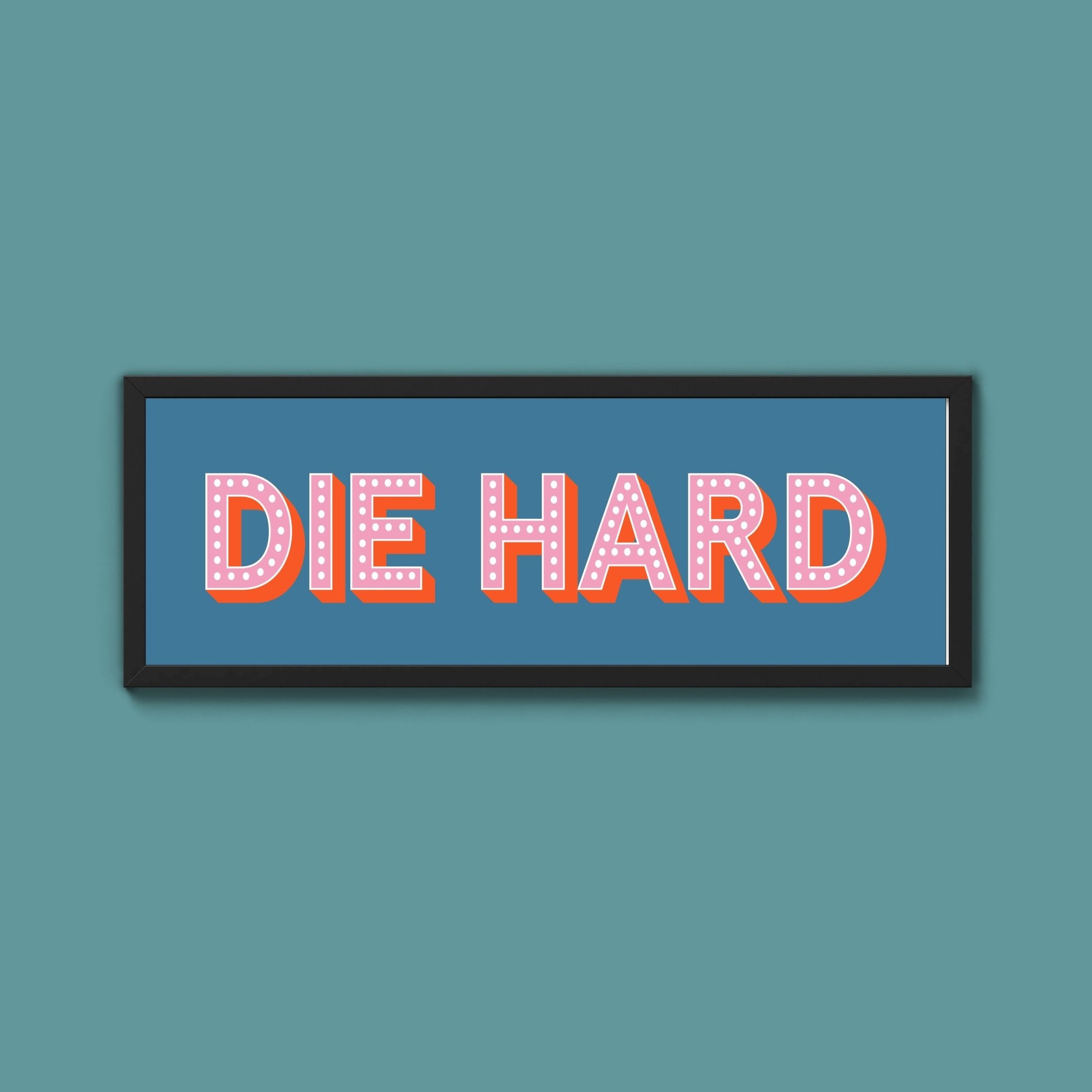 Die Hard Framed Print (New Style) - Above The Door