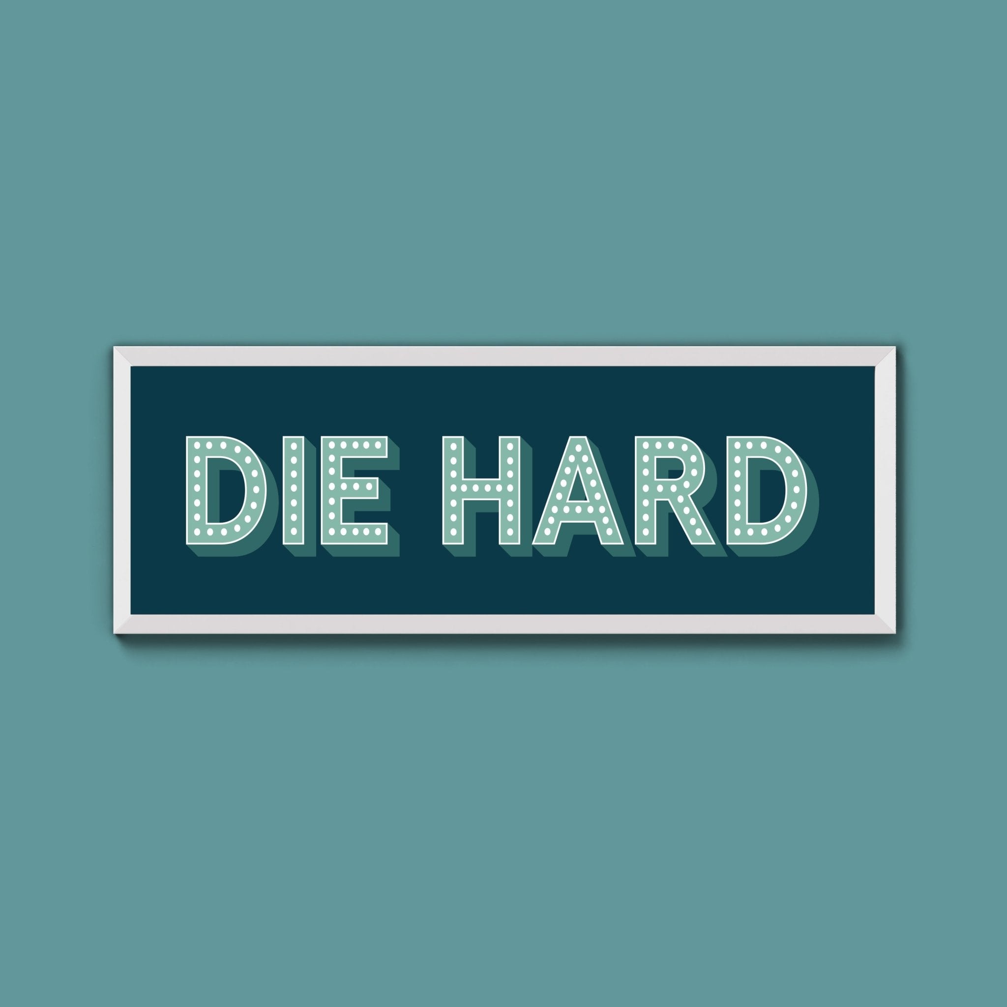 Die Hard Framed Print (New Style) - Above The Door
