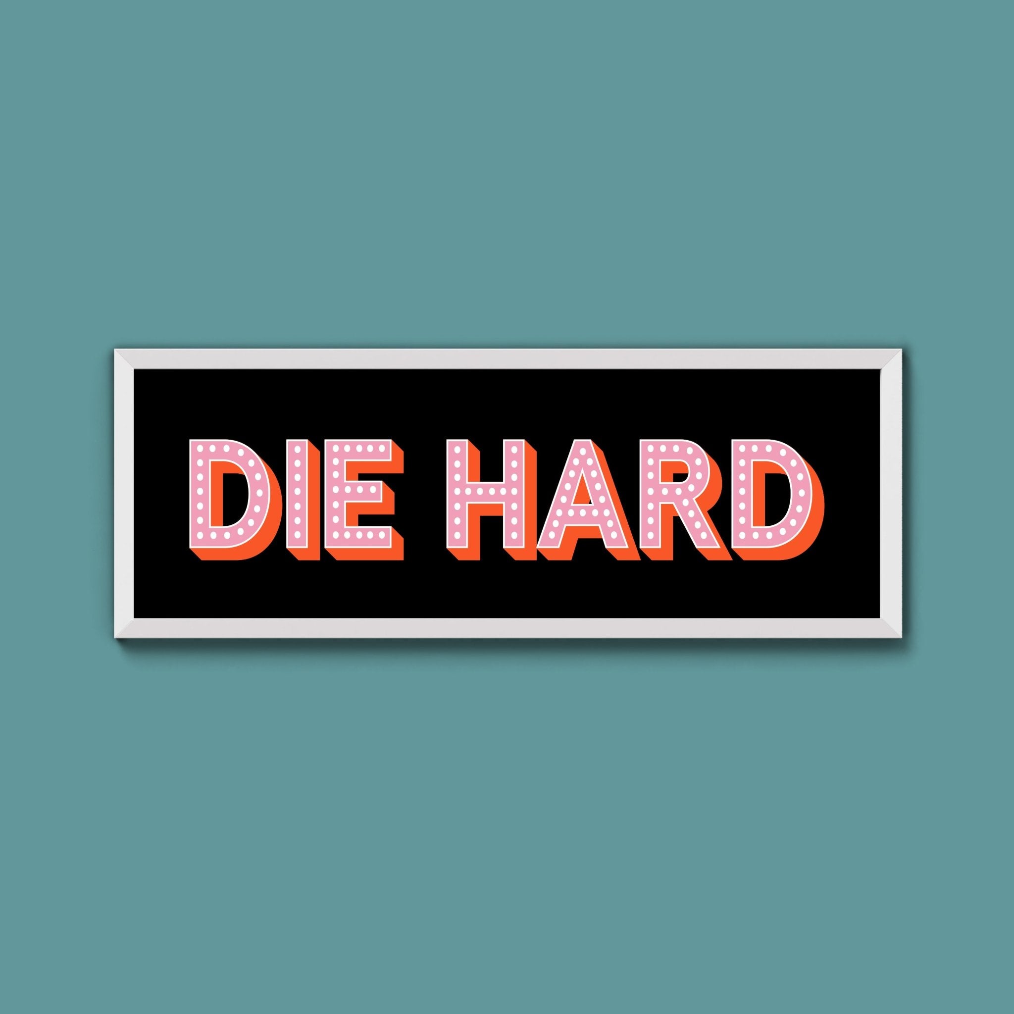 Die Hard Framed Print (New Style) - Above The Door