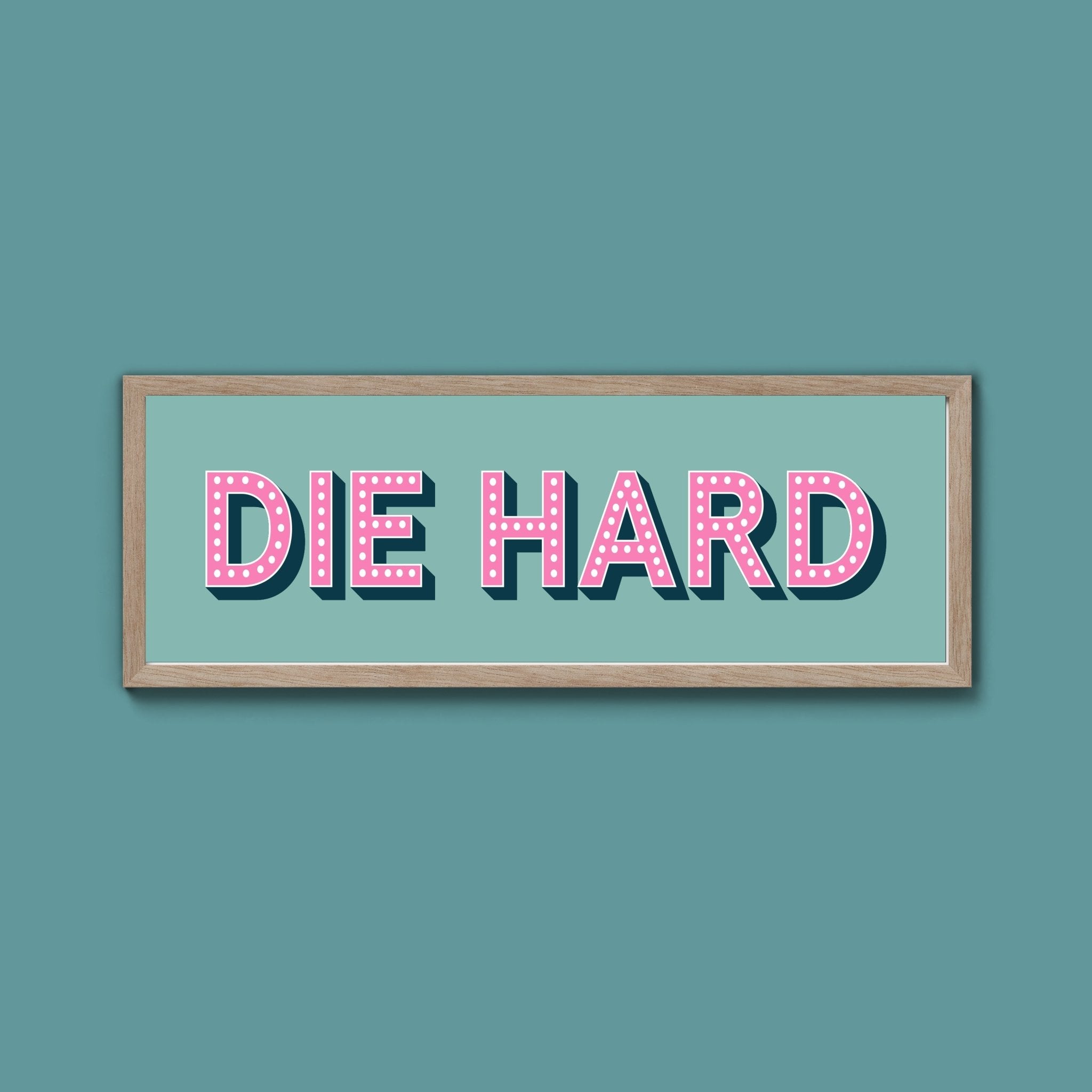 Die Hard Framed Print (New Style) - Above The Door