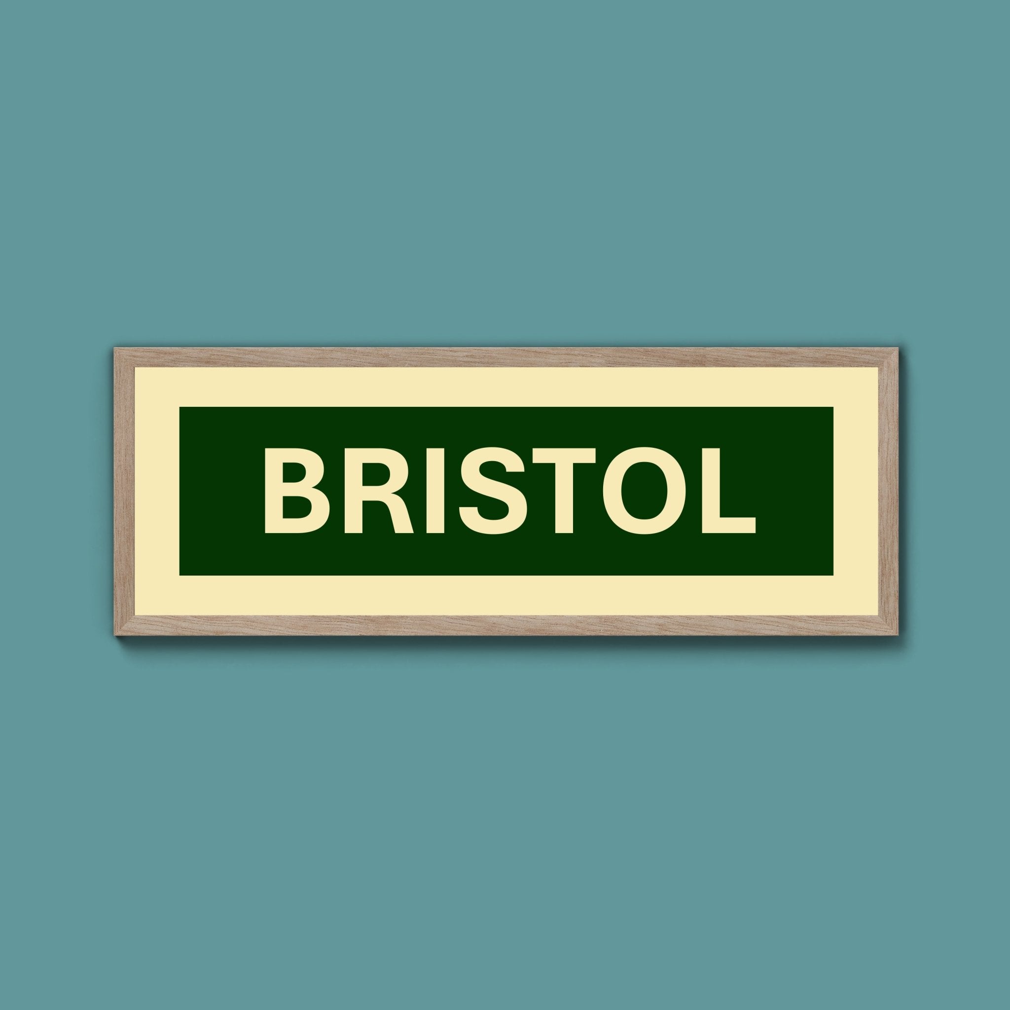 Framed Bristol Street Print - Above The Door