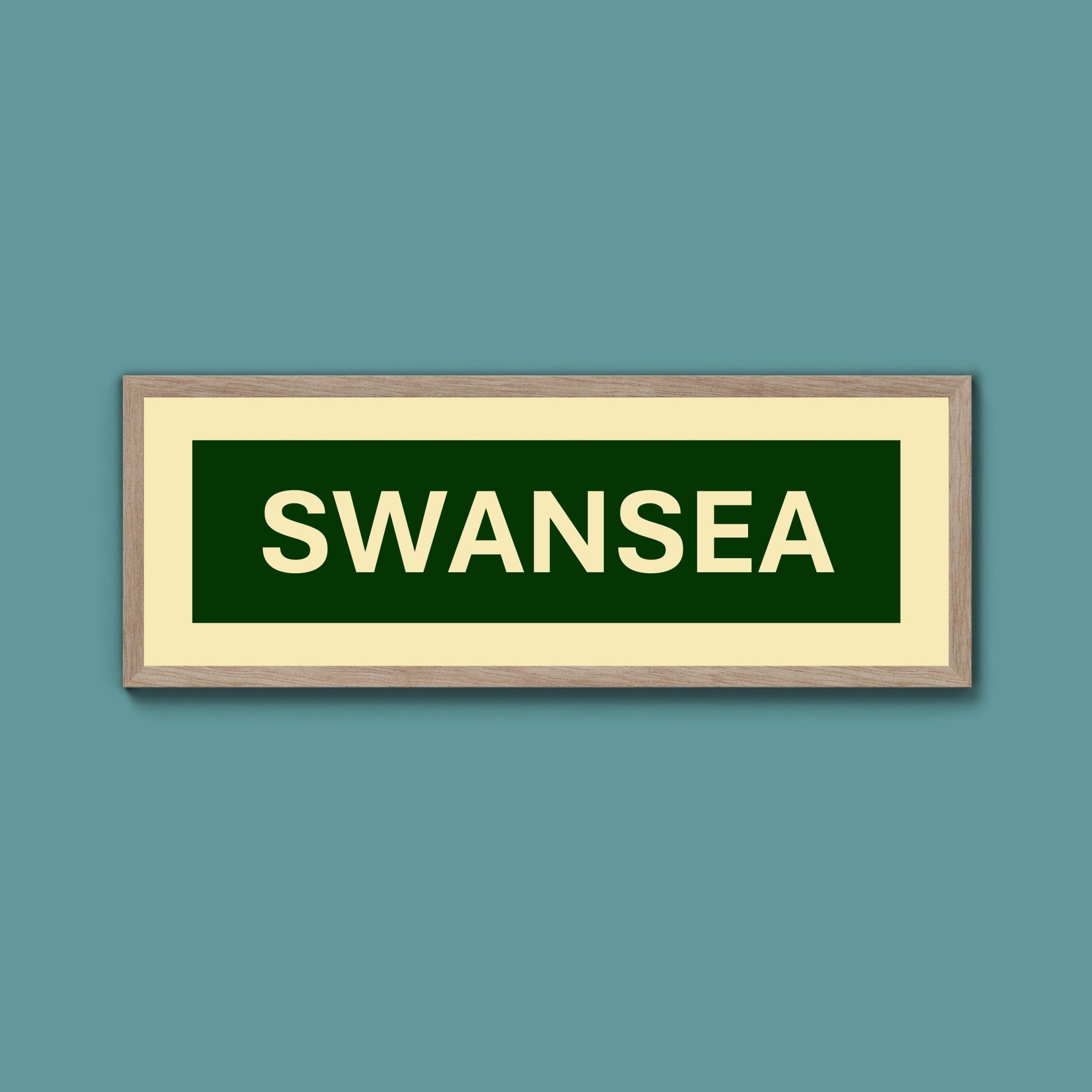 Framed Swansea Street Print - Above The Door