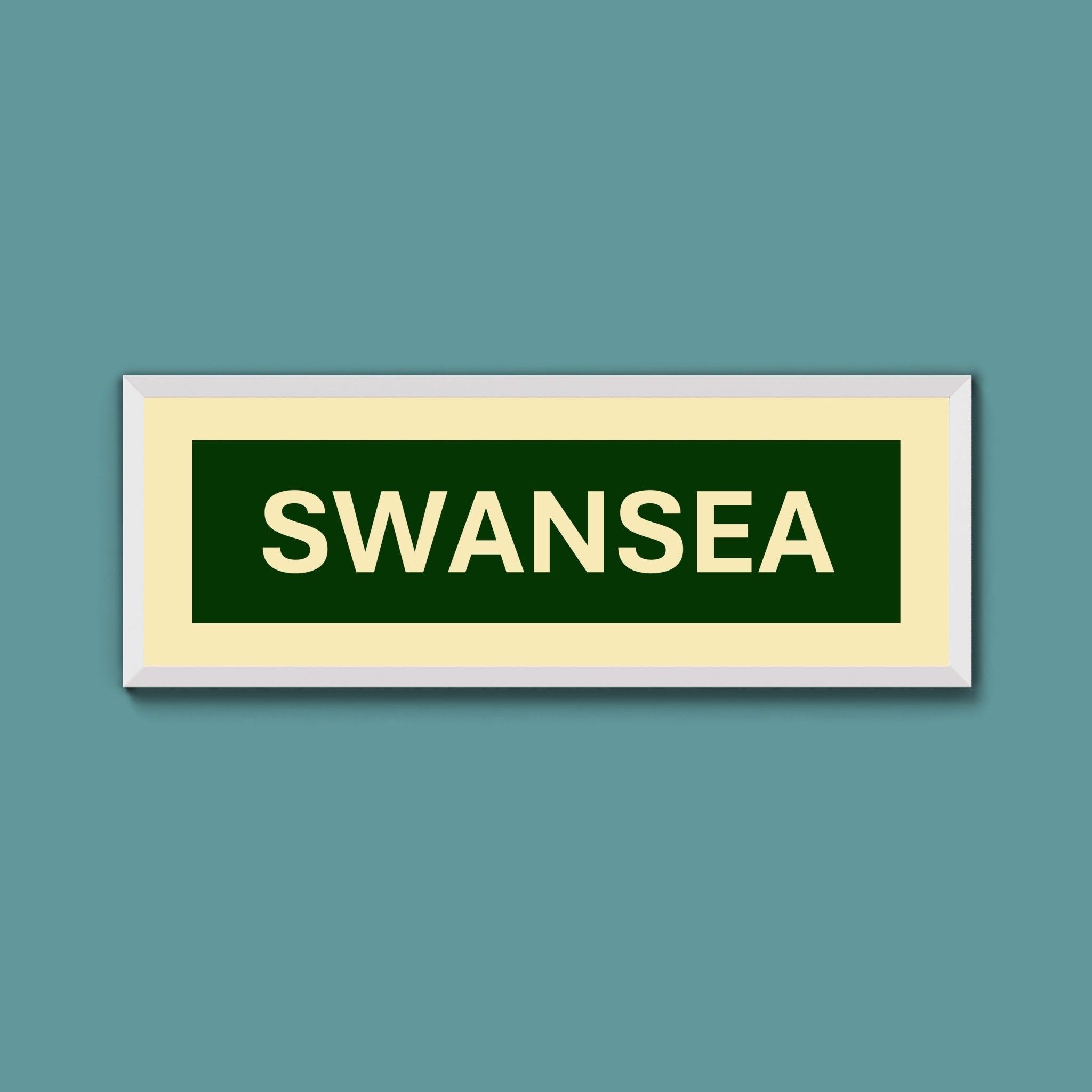 Framed Swansea Street Print - Above The Door