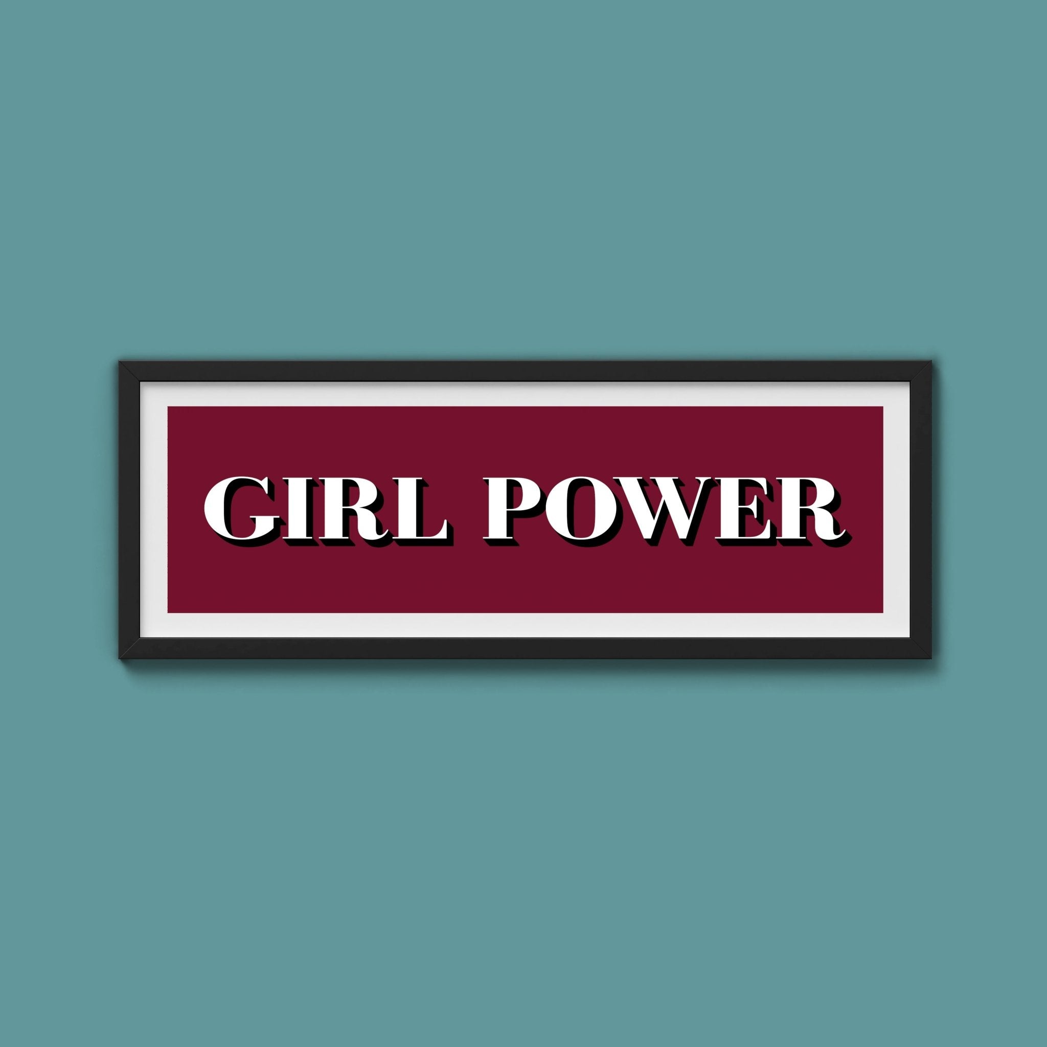 Girl Power Print - Above The Door