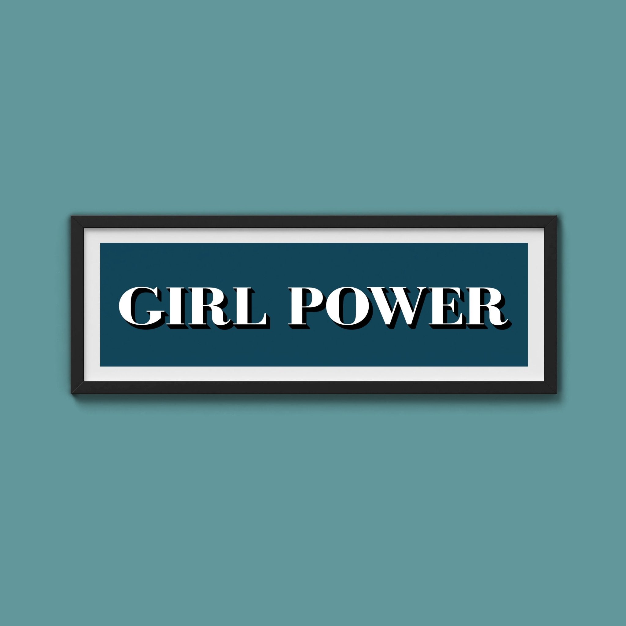 Girl Power Print - Above The Door