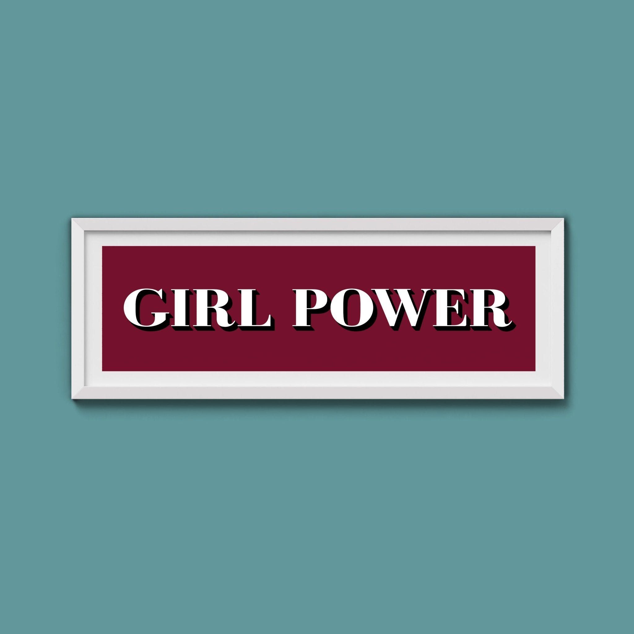 Girl Power Print - Above The Door