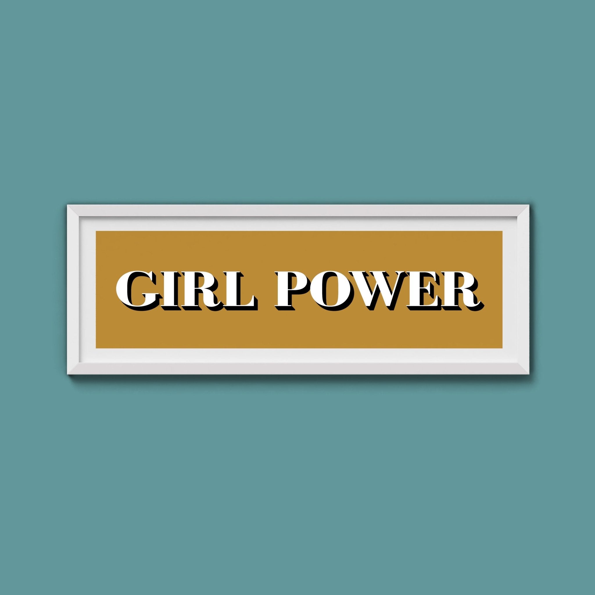 Girl Power Print - Above The Door