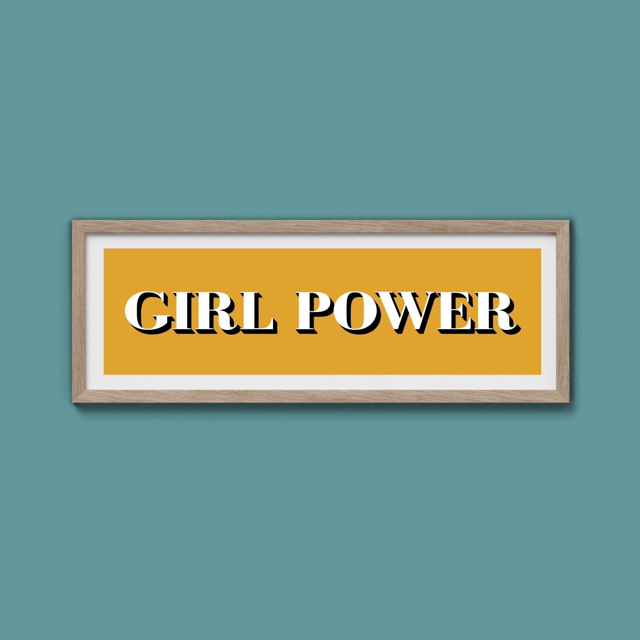 Girl Power Print - Above The Door