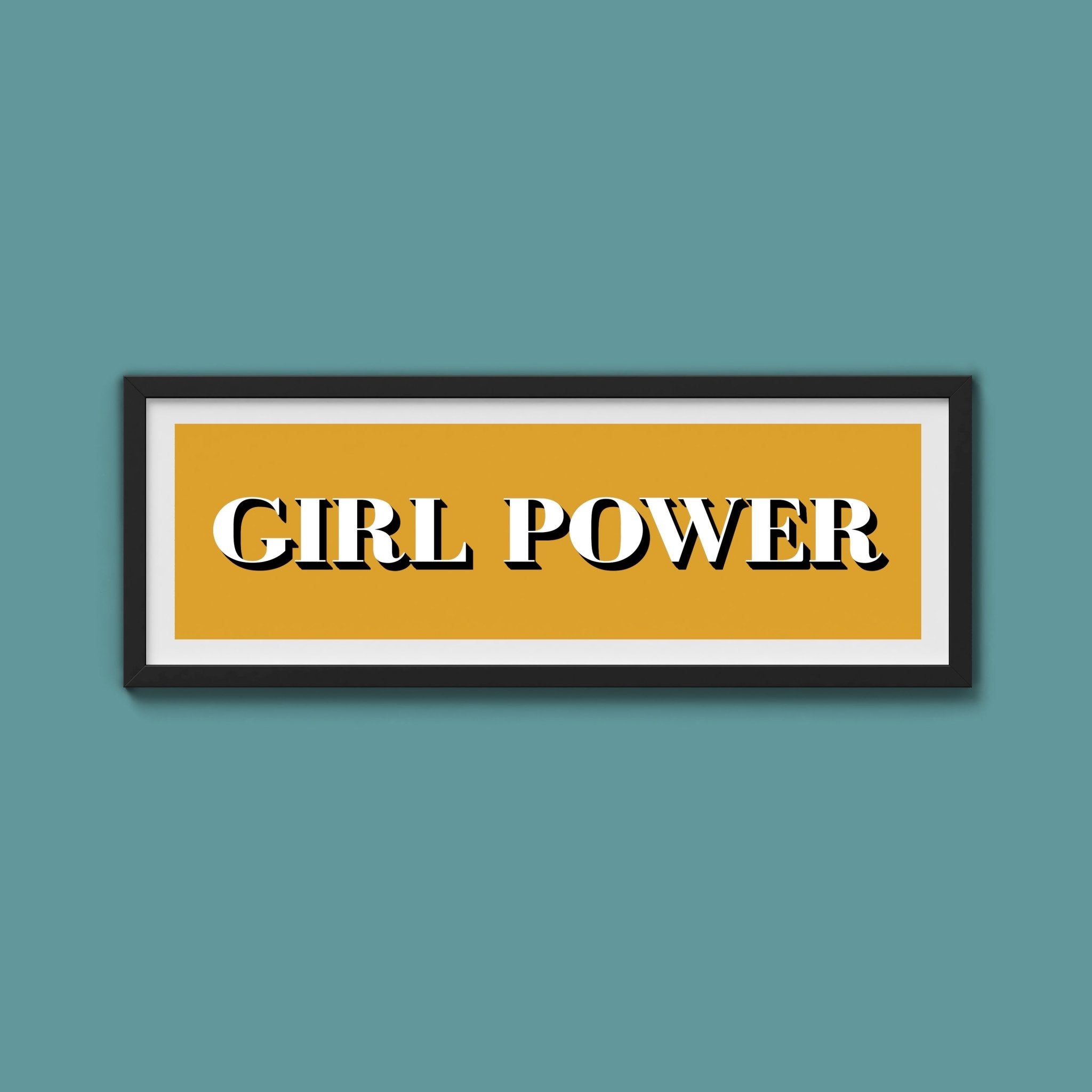 Girl Power Print - Above The Door