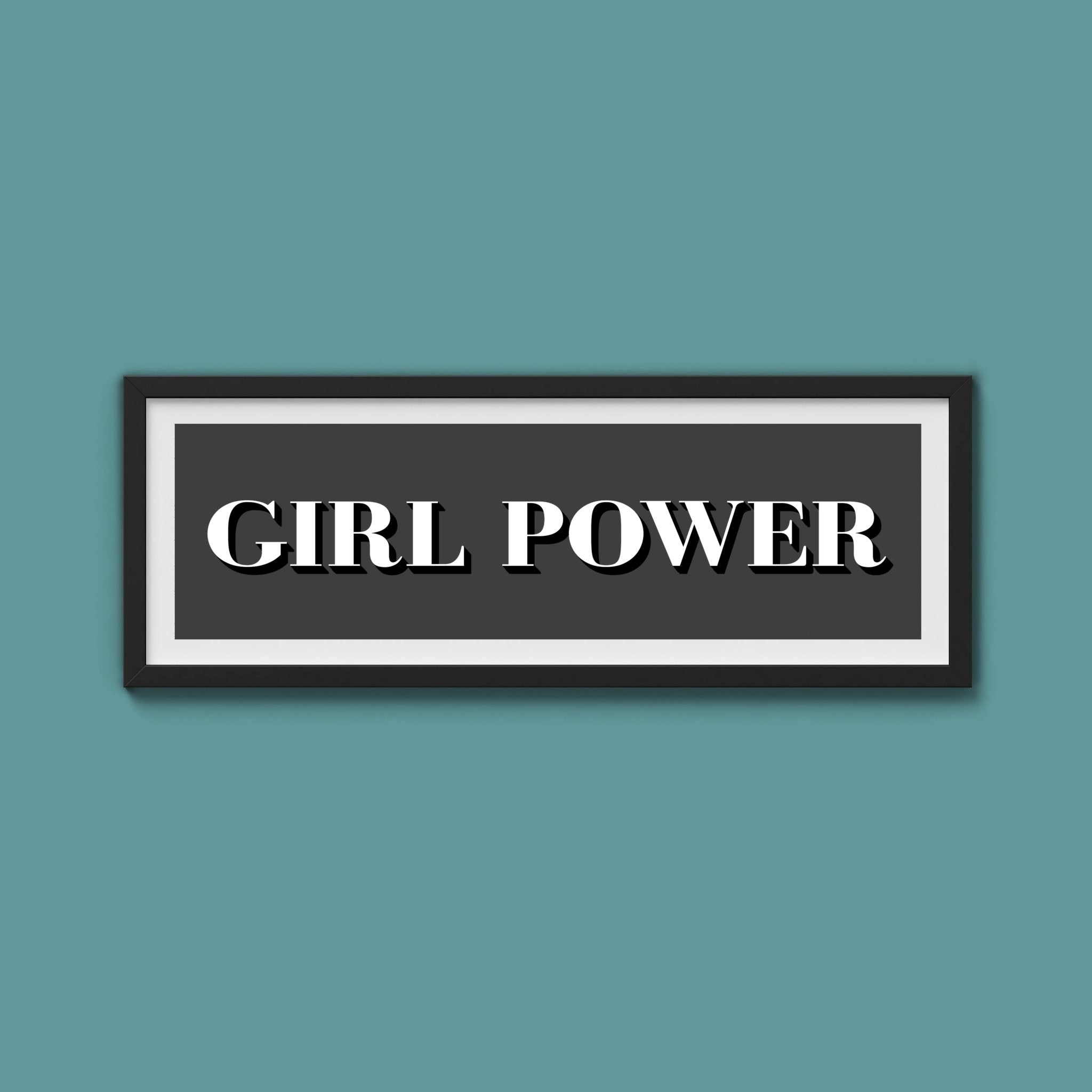Girl Power Print - Above The Door