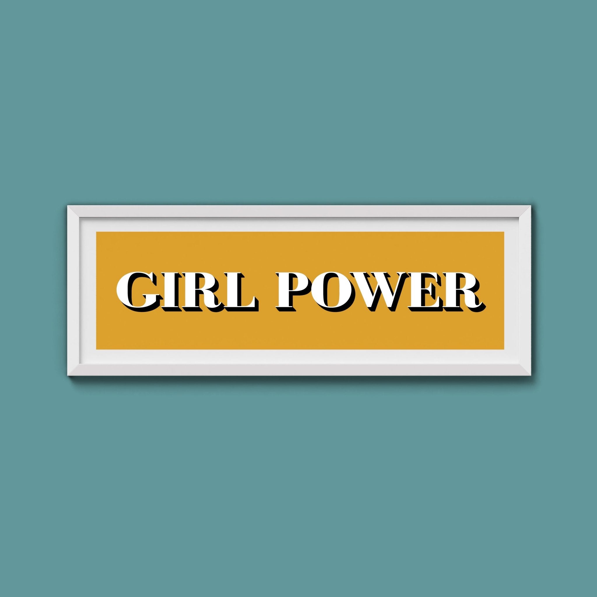 Girl Power Print - Above The Door